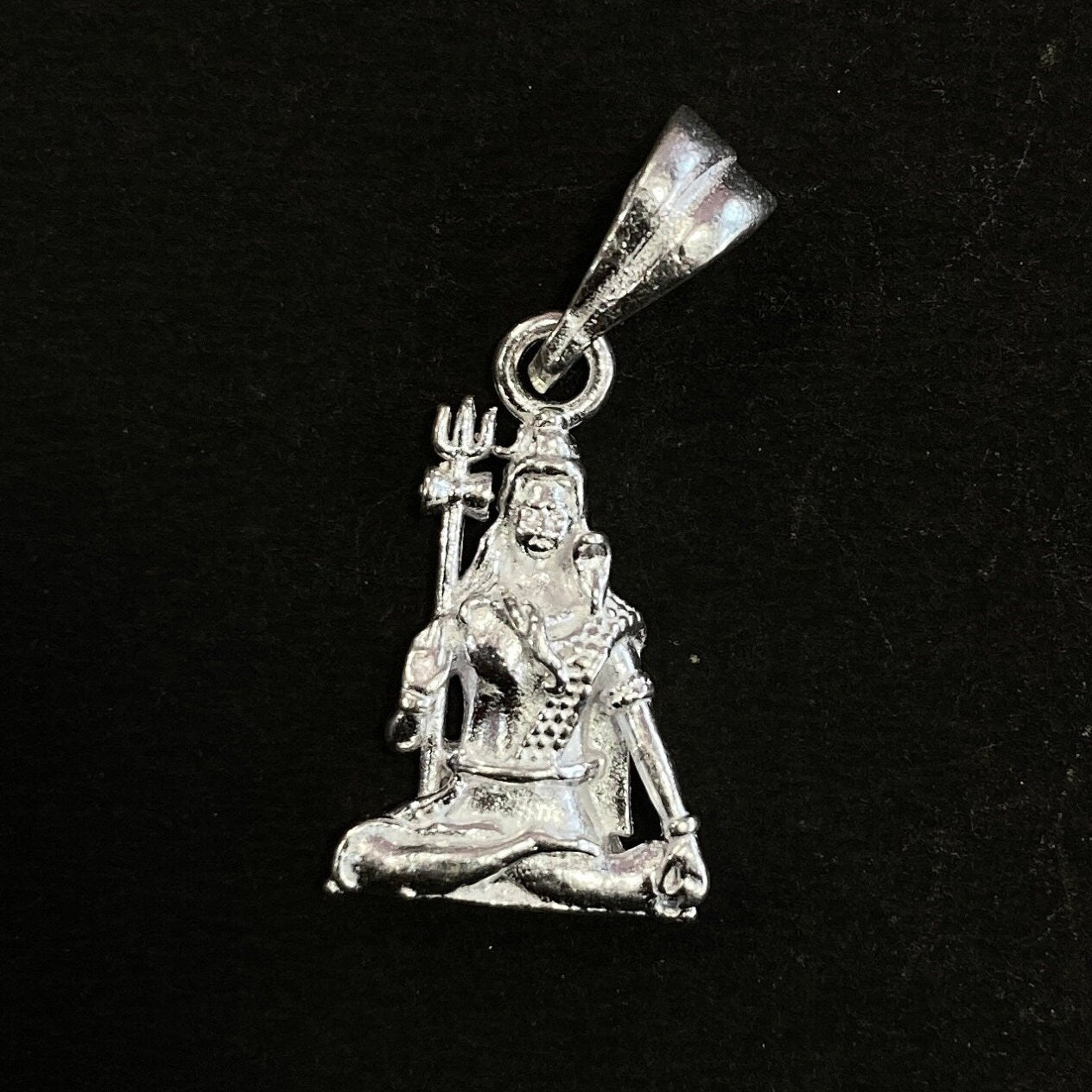 925 Sterling Silver Lord Shiv JI Pendant
