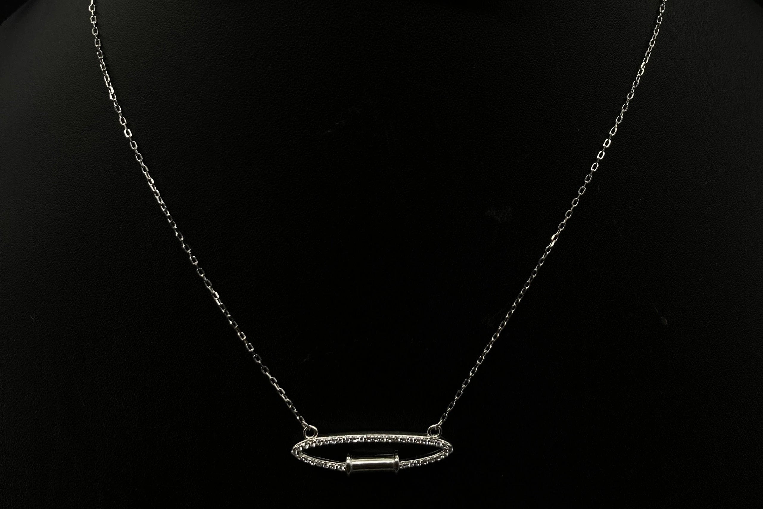 925 Sterling Silver Necklace / Silver Light Weight Neckless