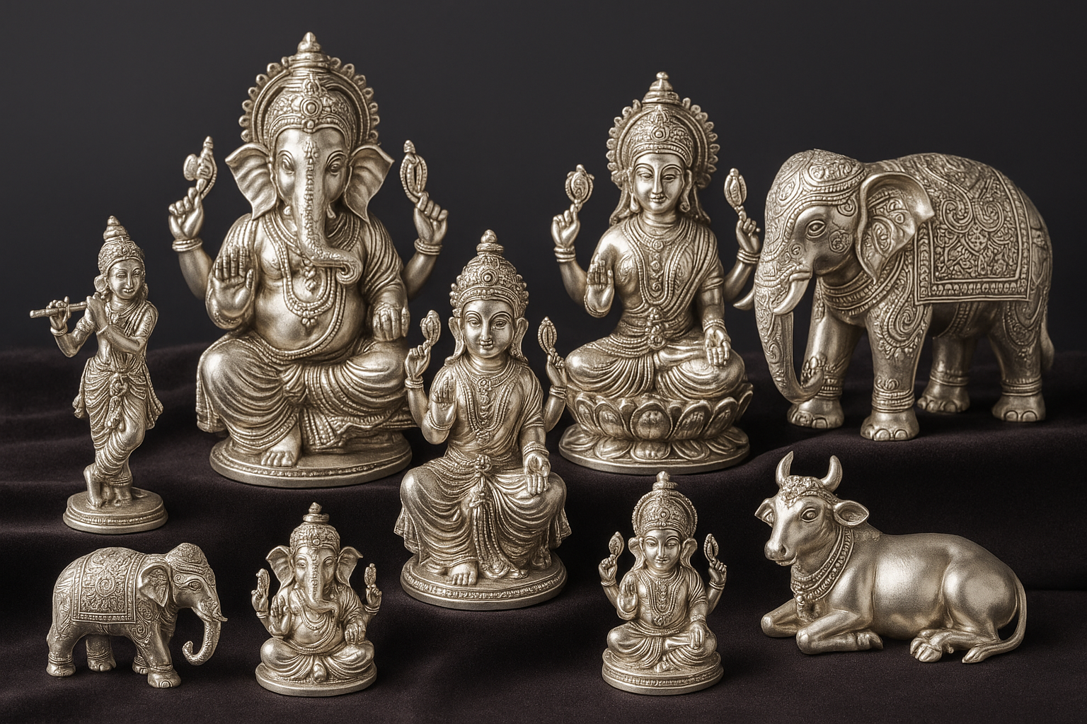 925 Sterling Silver Idols & Statues