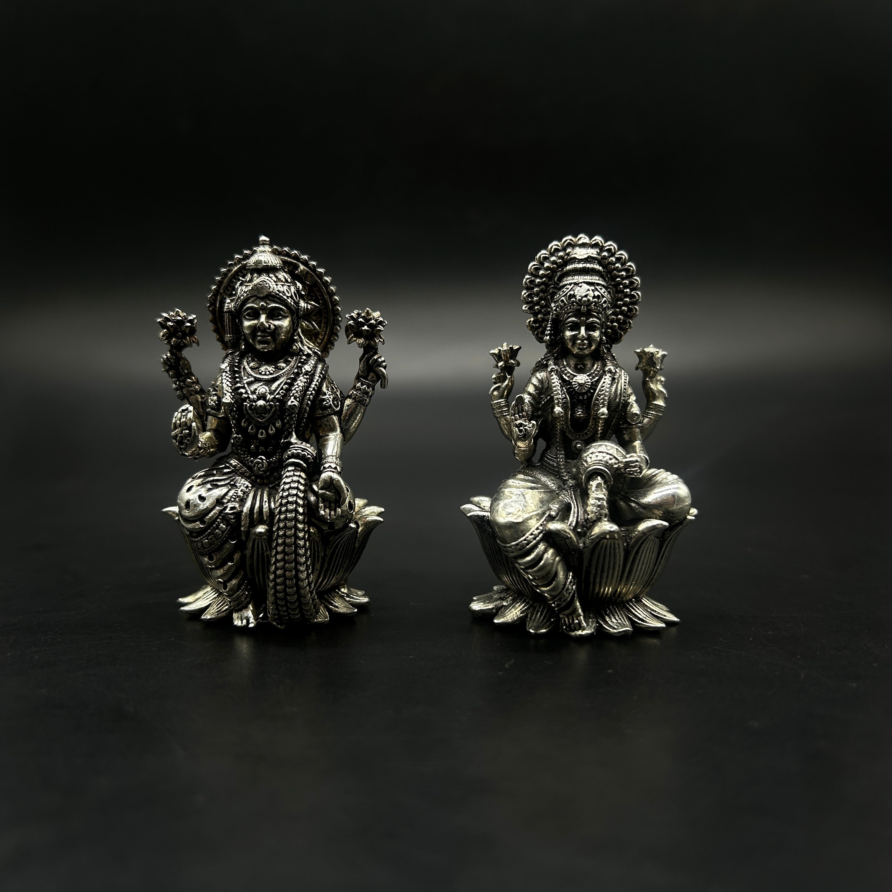 925 Sterling Silver Laxmi Idol