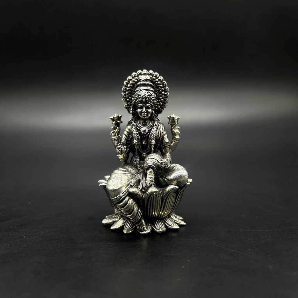 925 Sterling Silver Laxmi Idol
