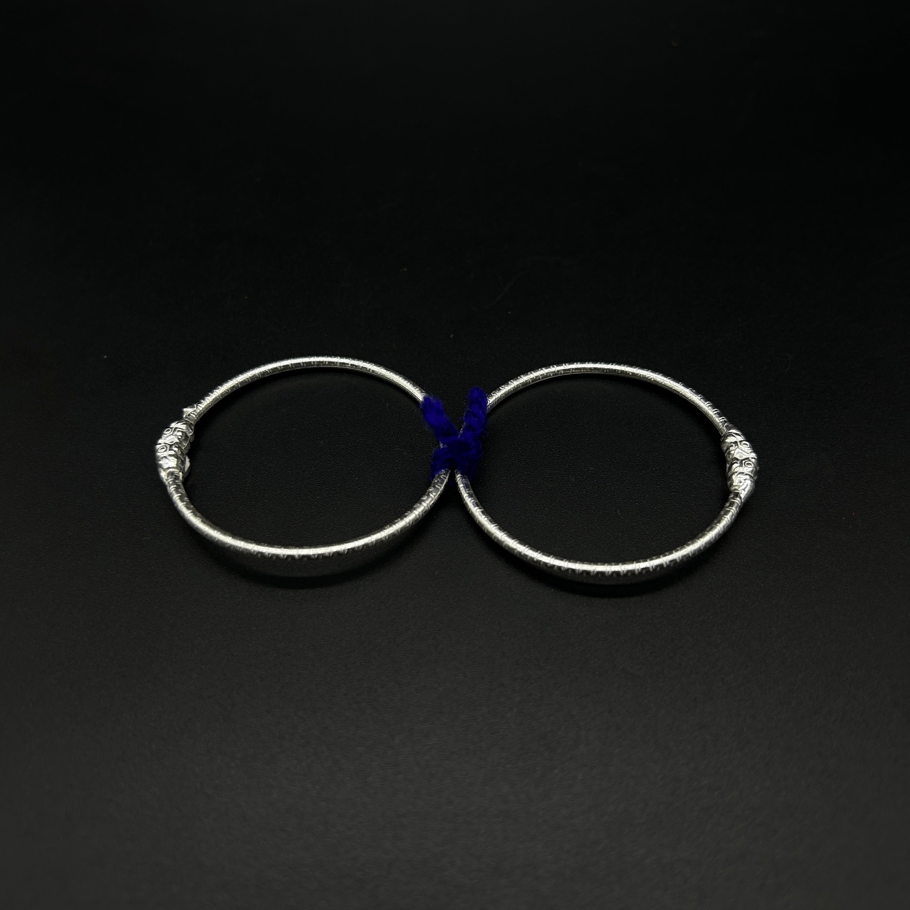 Pure Silver Baby Nazariya Kada Bangle for Baby Boy and Baby Girls