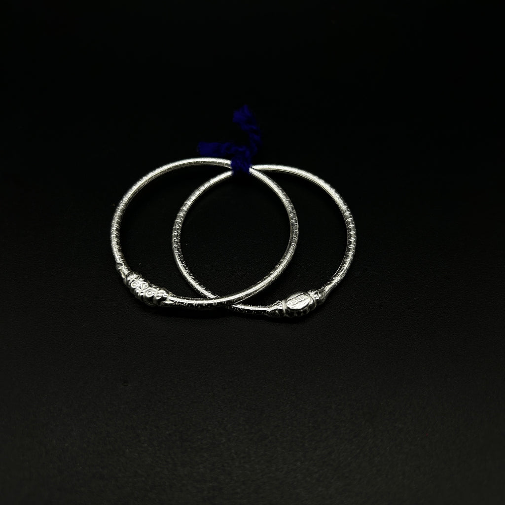 Pure Silver Baby Nazariya Kada Bangle for Baby Boy and Baby Girls
