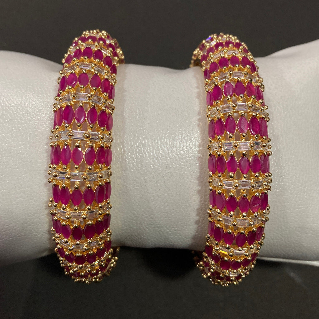 CZ Bangles/Indian Bangles /Delicate Bangles/Diamond Bangles/Cubic Zirconia Bracelets/Indian wedding jewelry/ Cz Kada Bnagle