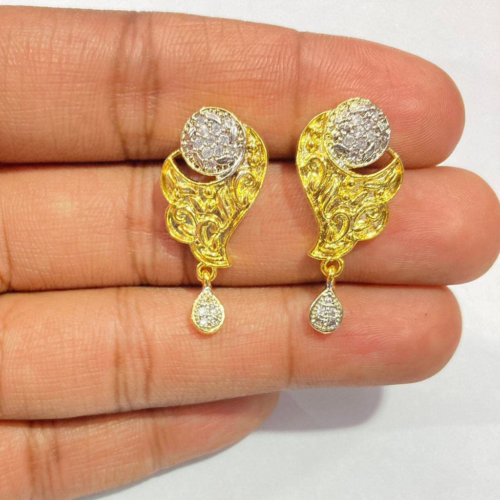Mangalsutra, CZ Mangalsutra, Gold plated zircon delicate Mangalsutra, Indian Jewelry ,Bridal jewelry, wedding jewelry / Mangalsutra