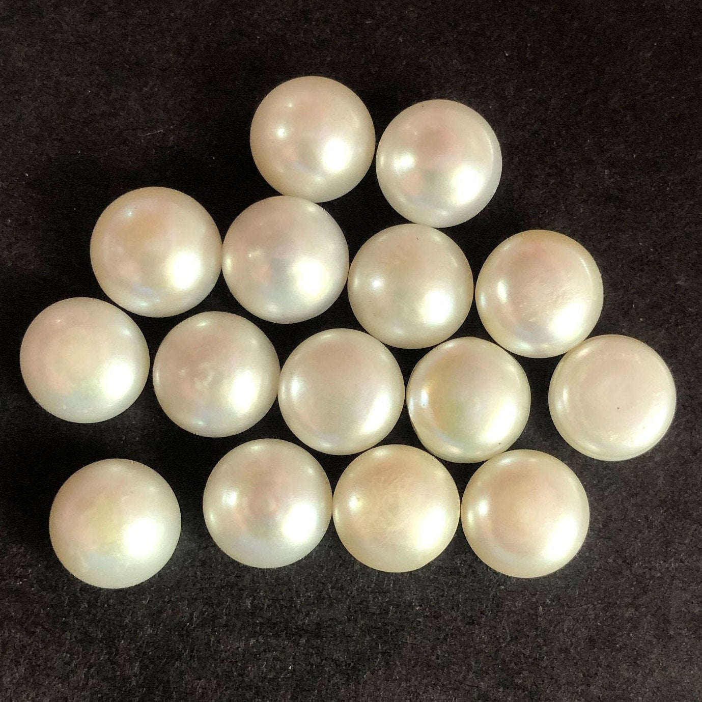 AA+ 4-4.5 mm Button Pearls, Good Quality, White Freshwater Pearl