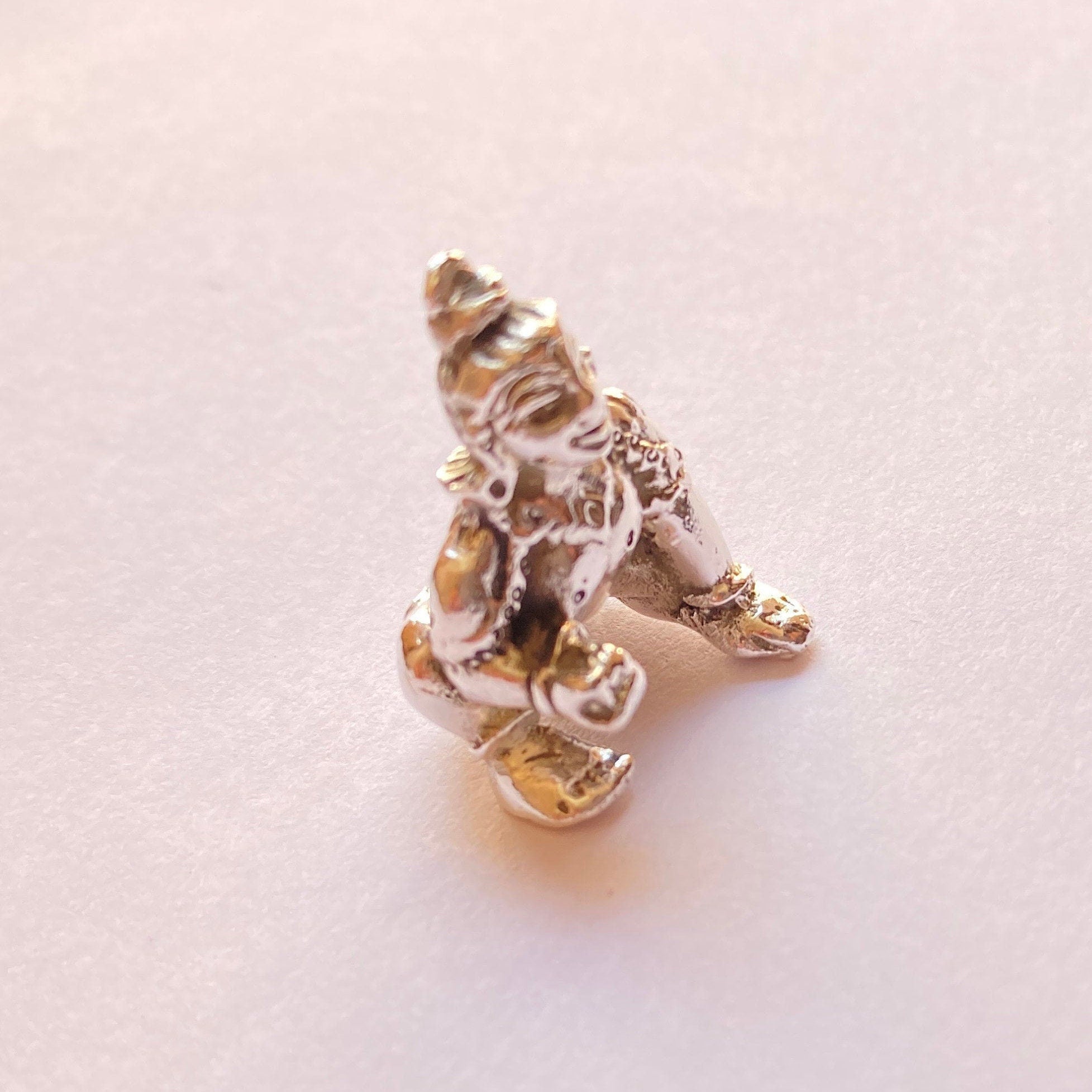 925 Sterling Silver Laddu Gopal Ji Statue / Silver Khana Ji Idol / Bal Gopal / Krishna ji Idol