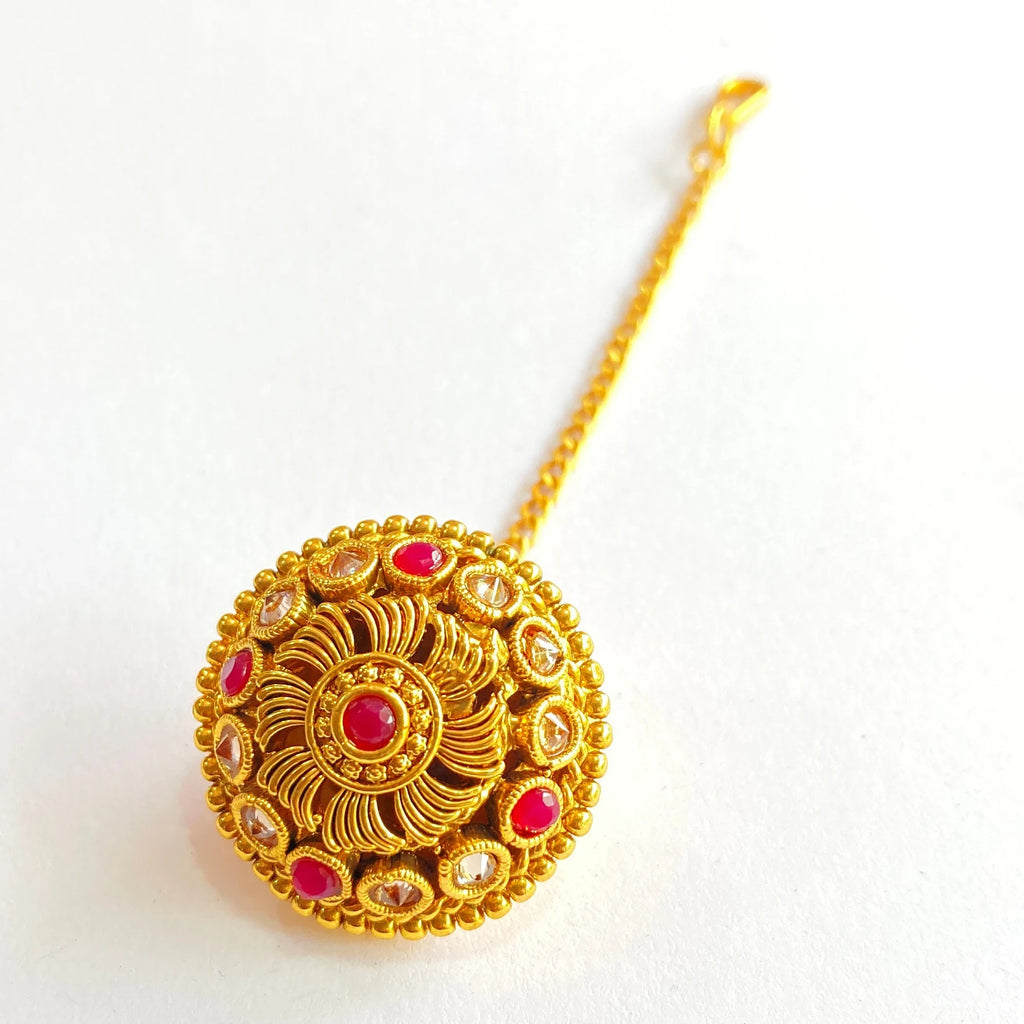 Antique Borla / Mang Tikka /Classic Design/Indian Traditional Rajasthani Borla/ Rajasthani Tikka/ Borla /Indian jewelry
