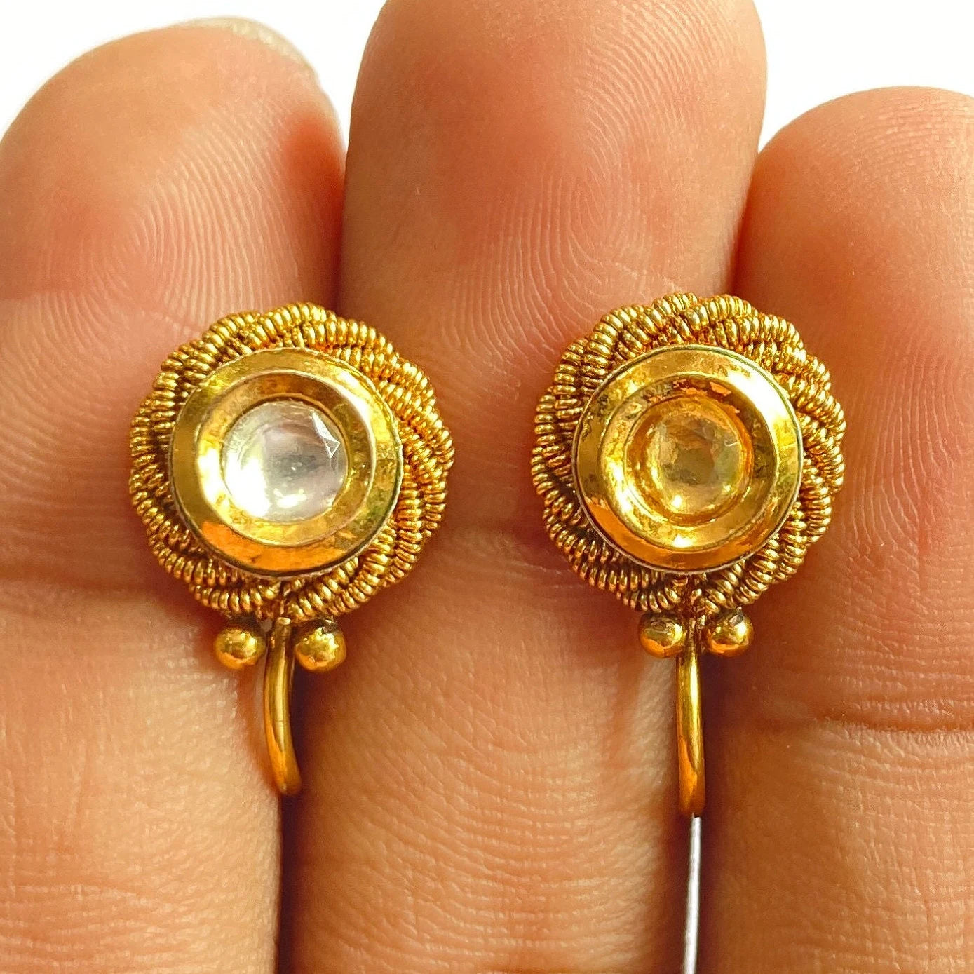 Nose Ring / marathi nose ring / clip on Indian Nose Ring/ Indian Bridal Jewelry/ Nathini /bollywood nose ring/nosepin