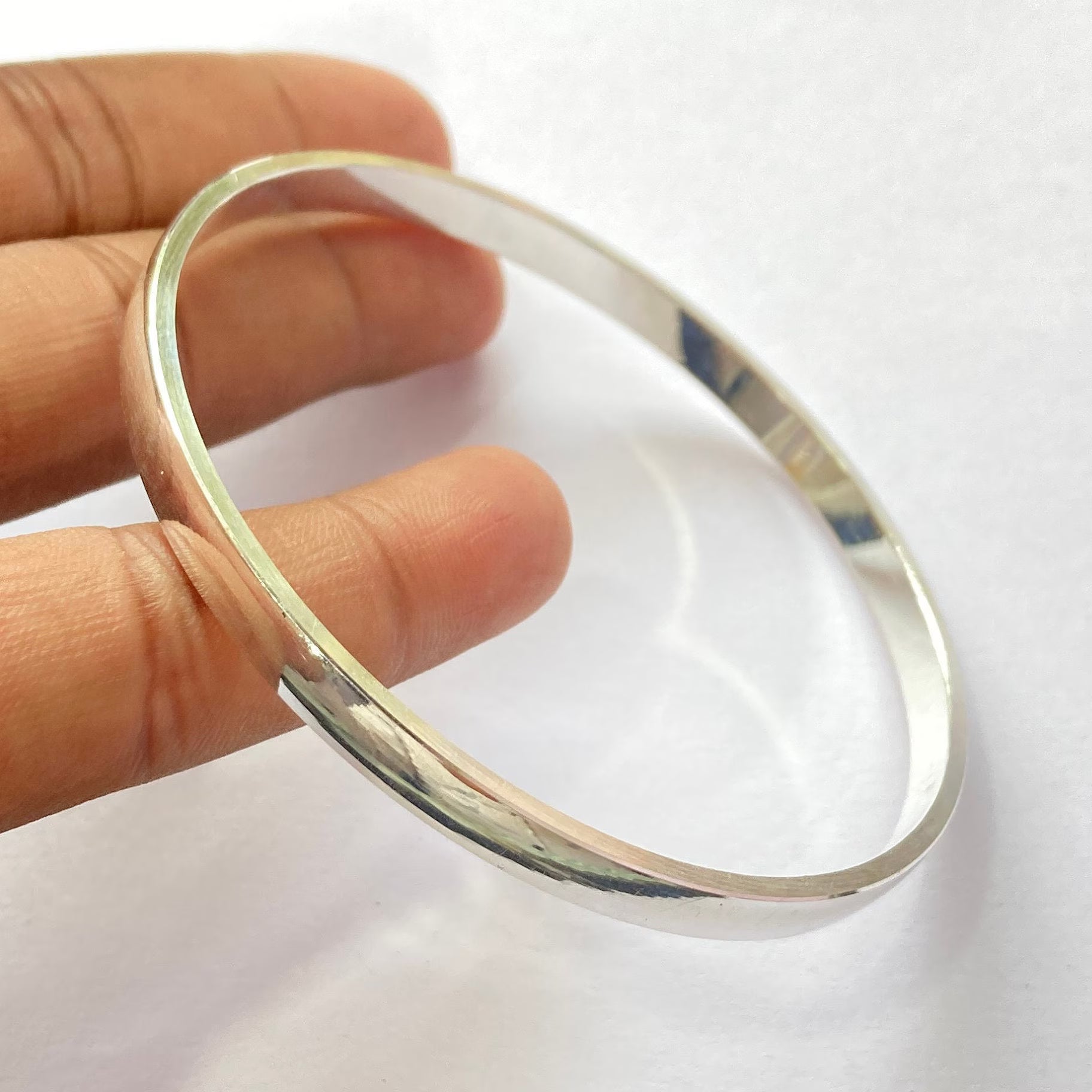 925 Sterling Silver Punjabi Kada / Silver Kada / silver Bracelet