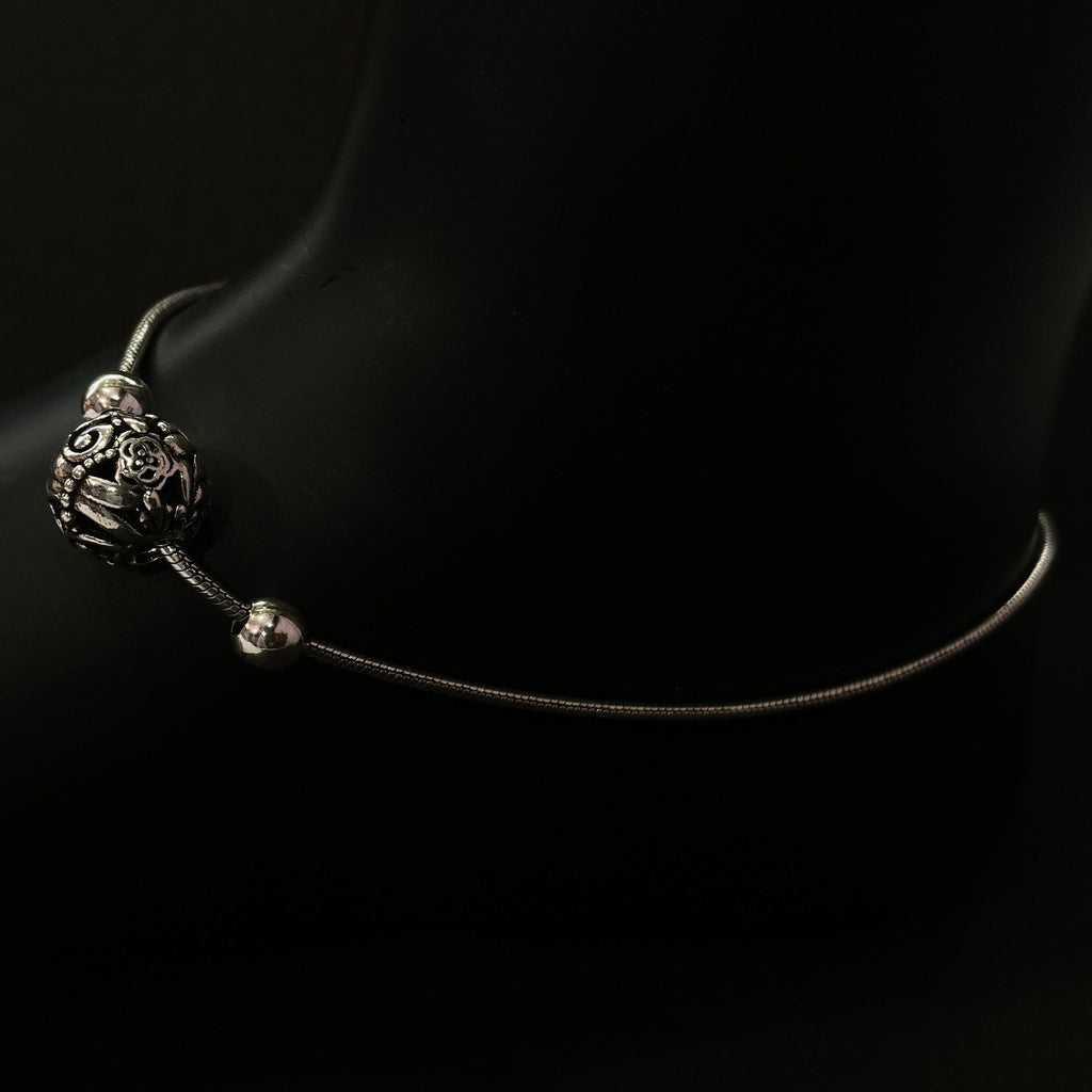 925 Sterling Silver Anklet / Silver Light Weight Payal