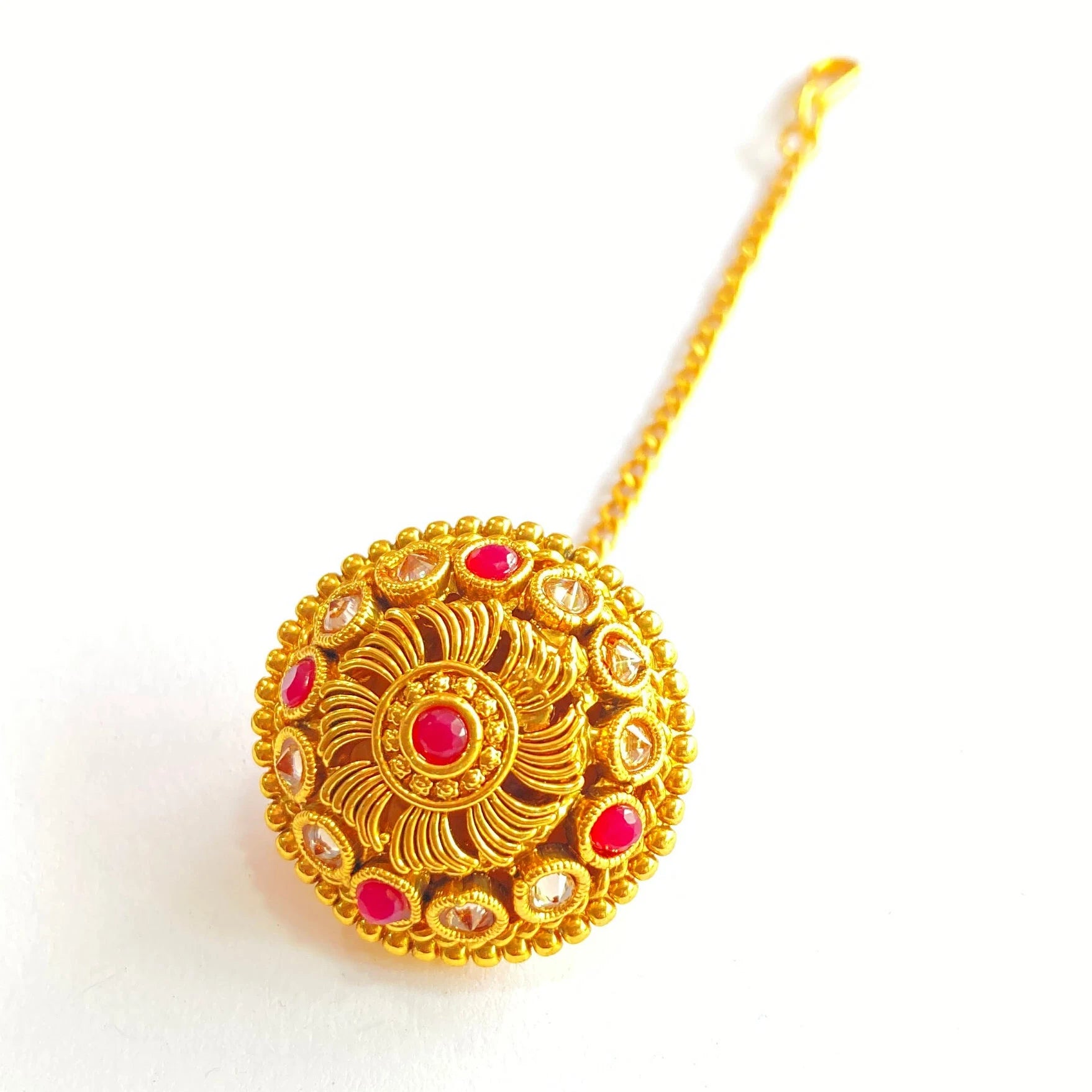 Antique Borla / Mang Tikka /Classic Design/Indian Traditional Rajasthani Borla/ Rajasthani Tikka/ Borla /Indian jewelry