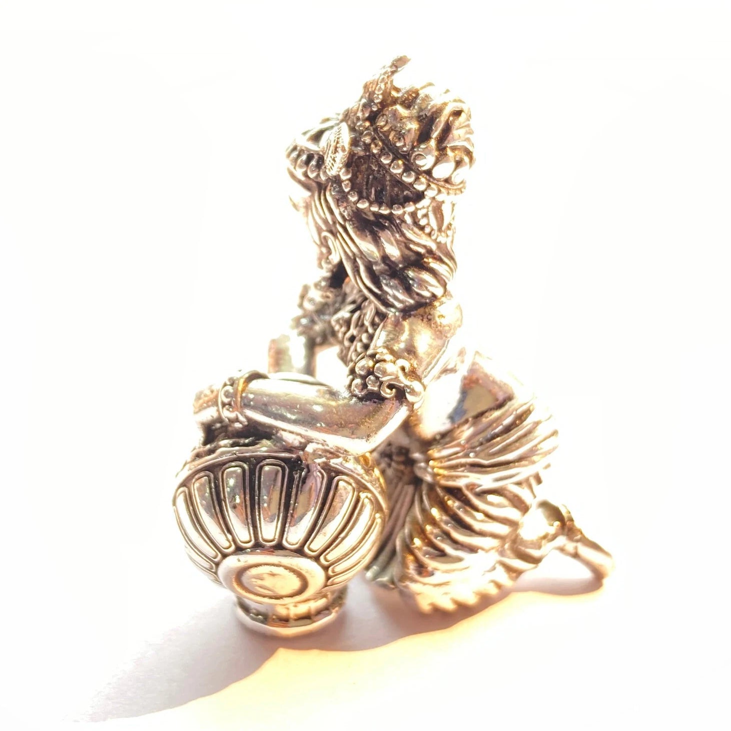 925 Sterling Silver Laddu Gopal Ji Statue / Silver Khana Ji Idol / Bal Gopal / Krishna ji Idol