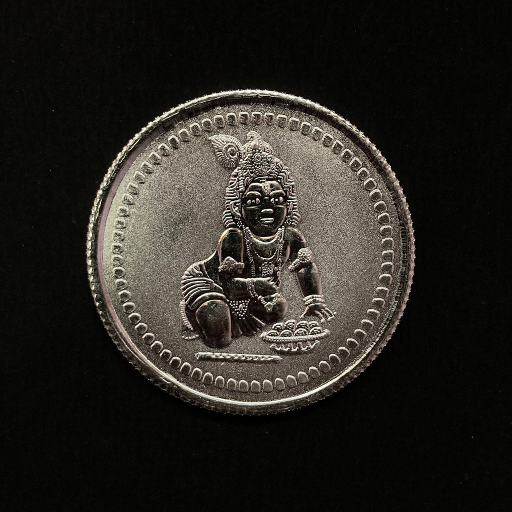 99.90% Pure Silver 10grams Laddu Gopal Silver Coin / Silver Coins / Gift