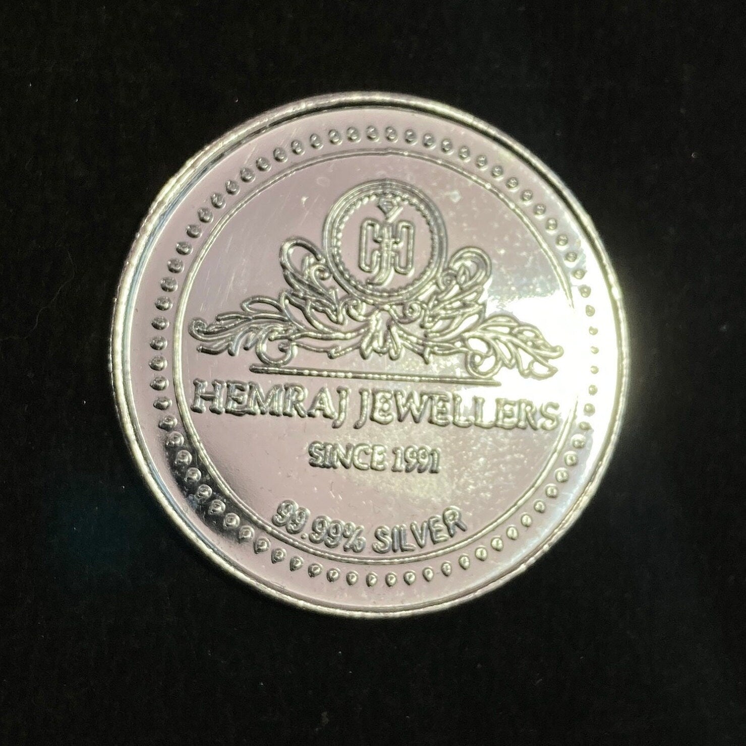 99.90% Pure Silver 10grams Radha Krishna Silver Coin / Silver Coins / Gift