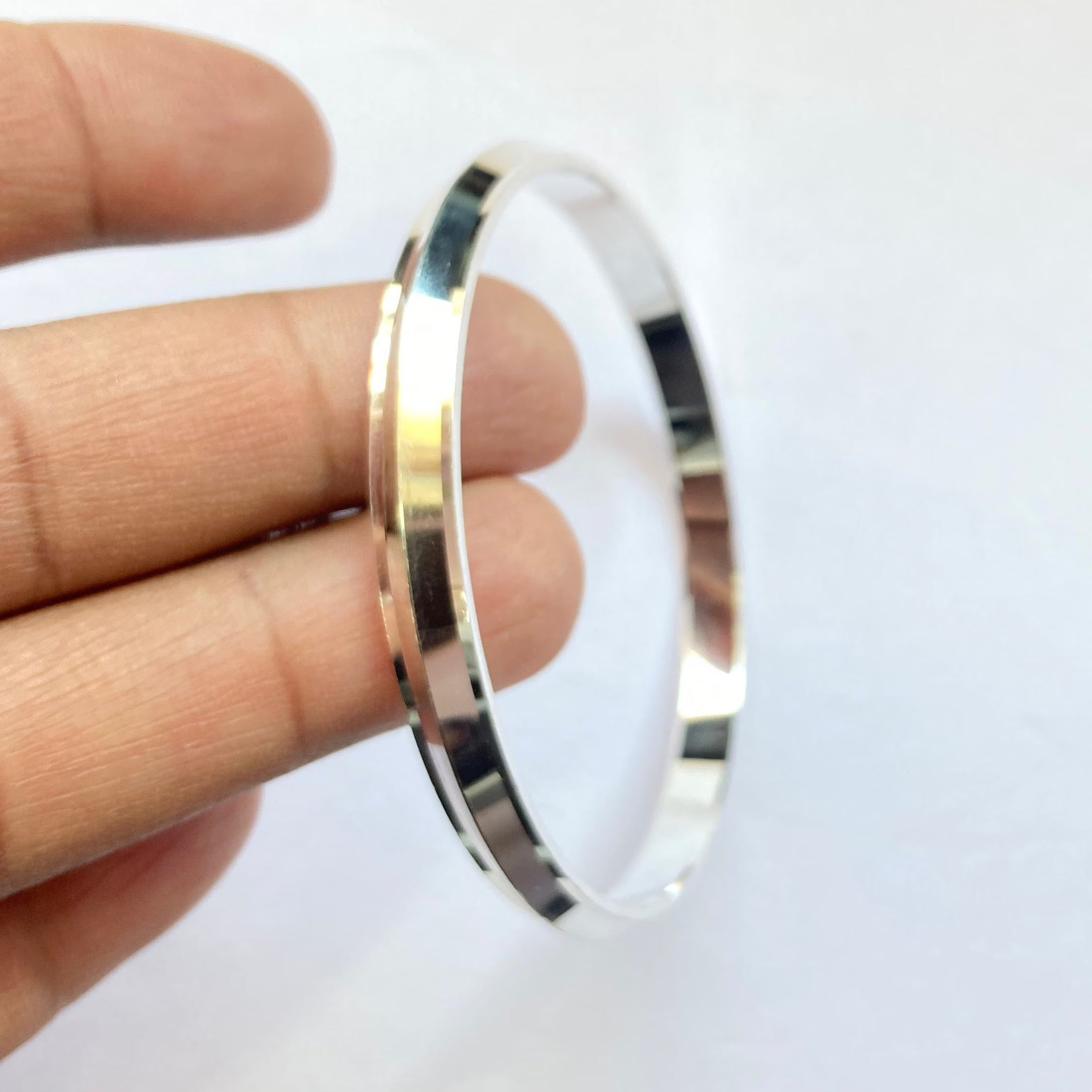 925 Sterling Silver Punjabi Kada / Silver Kada / silver Bracelet