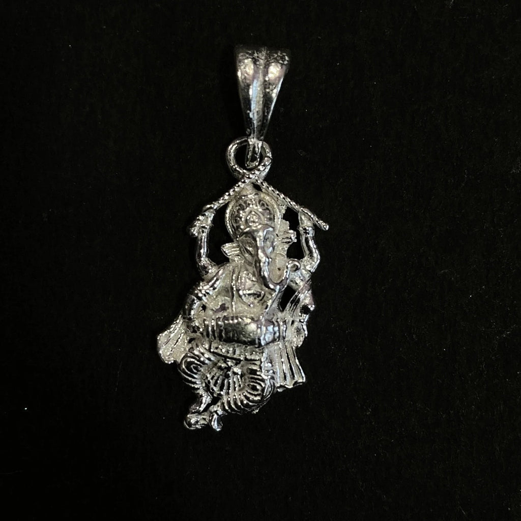 925 Sterling Silver Ganesh Pendant
