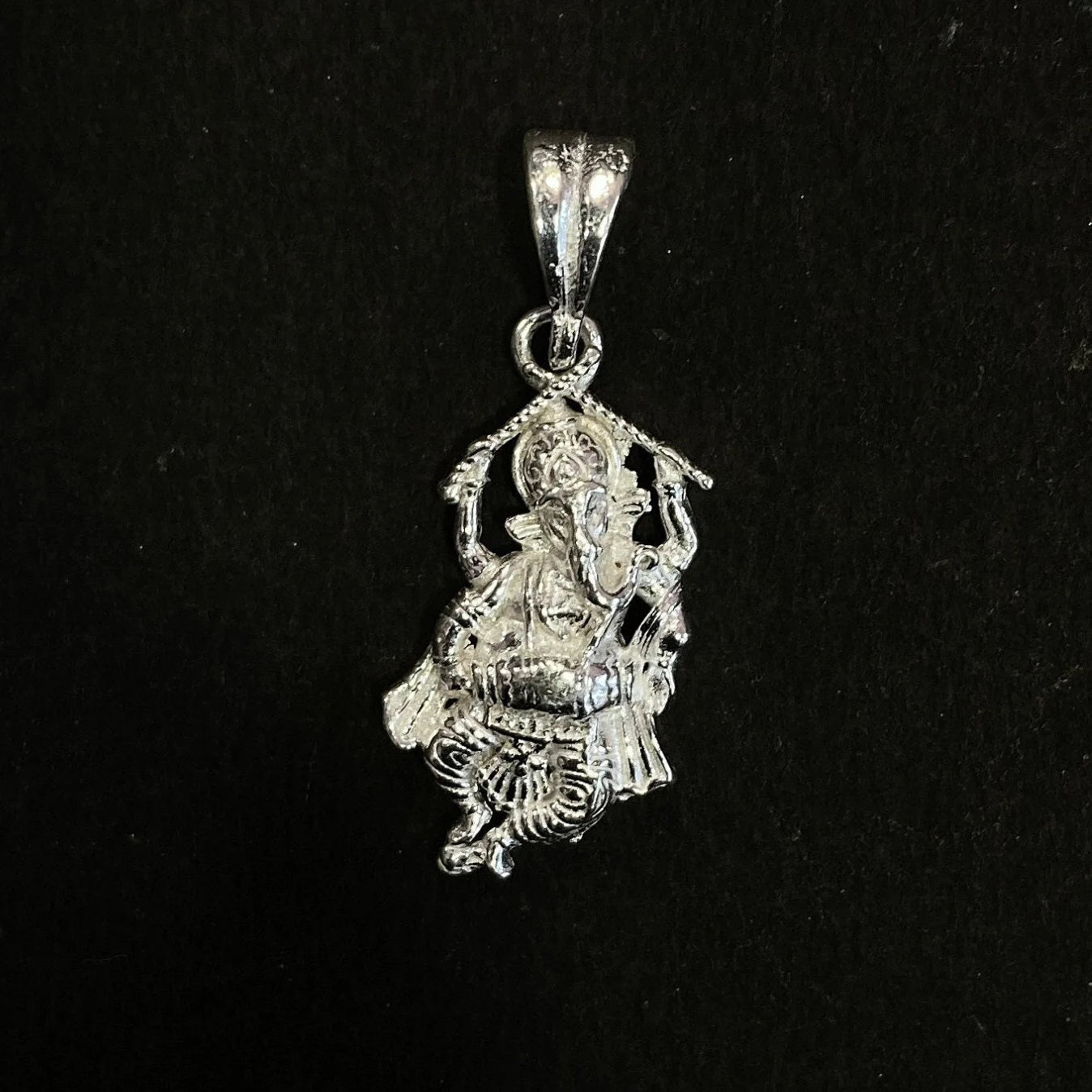 925 Sterling Silver Ganesh Pendant