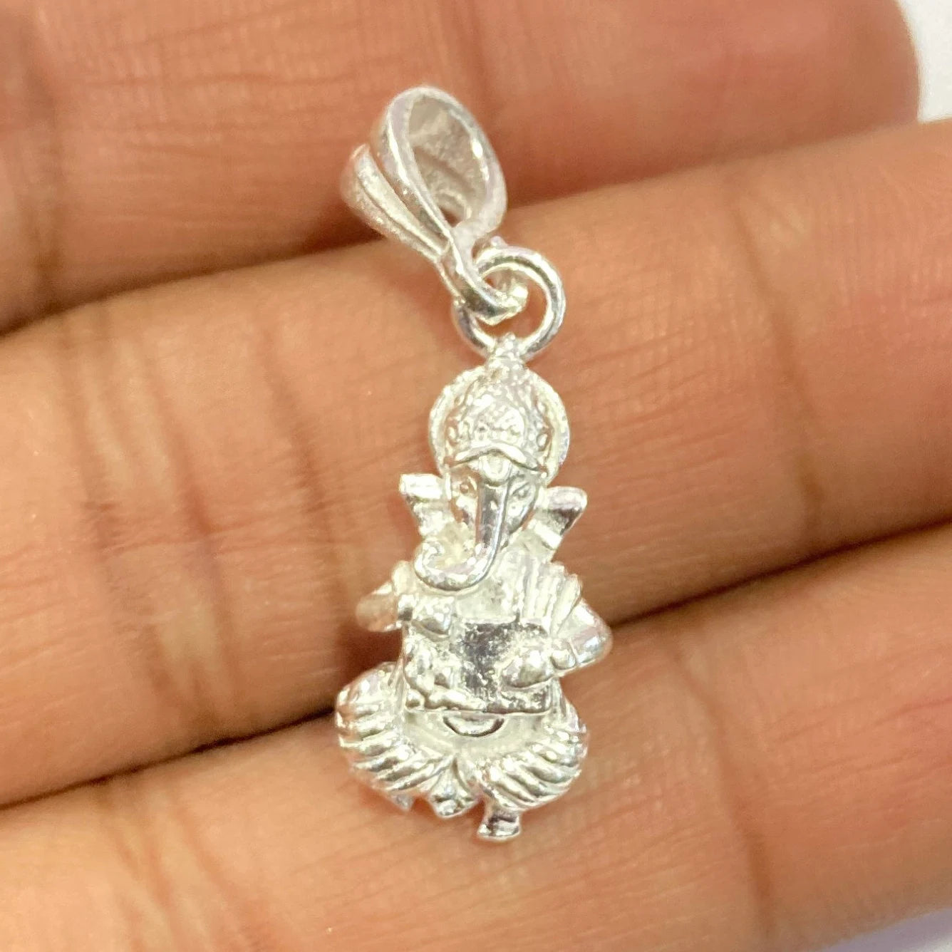 925 Sterling Silver Ganesh Pendant