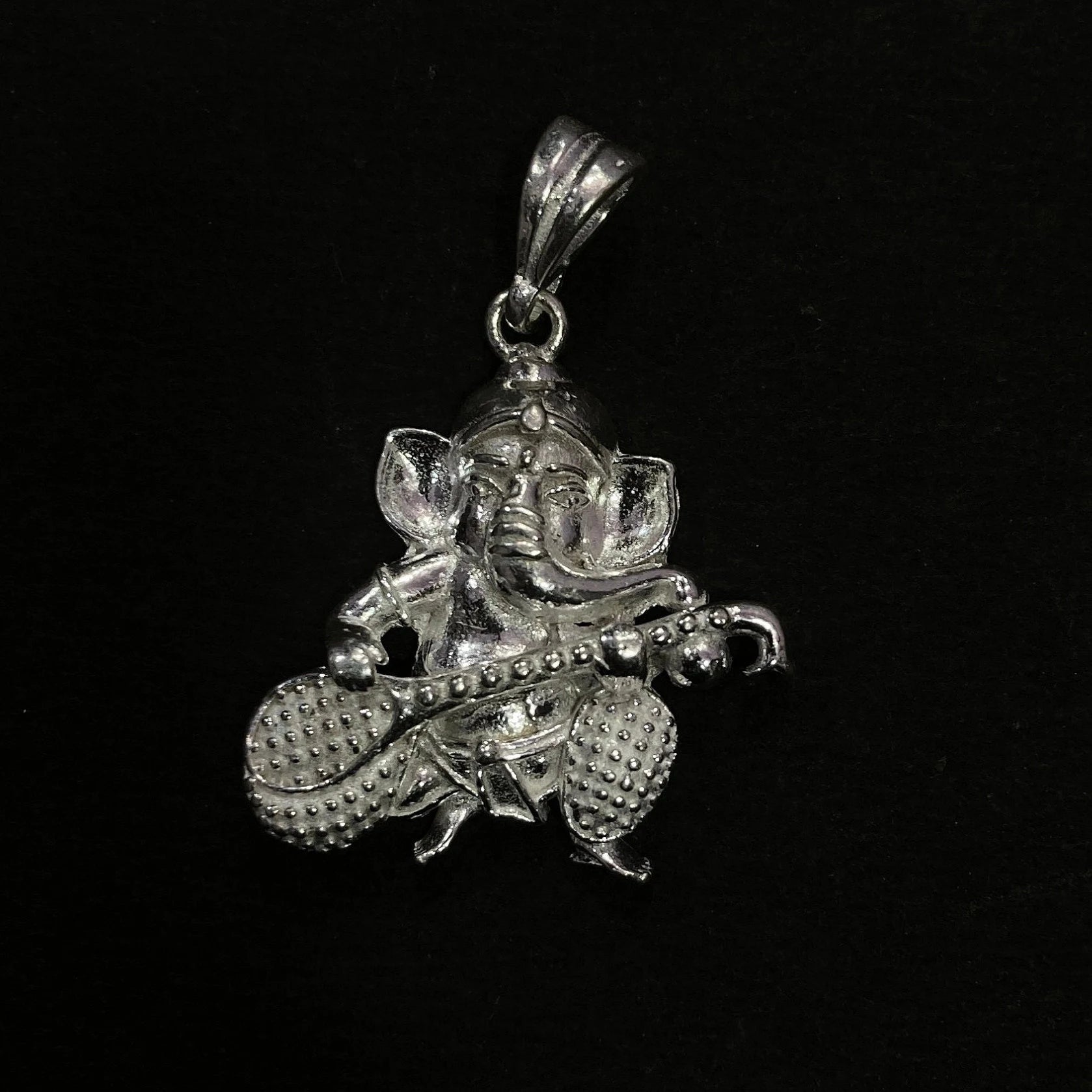 925 Sterling Silver Ganesh Pendant