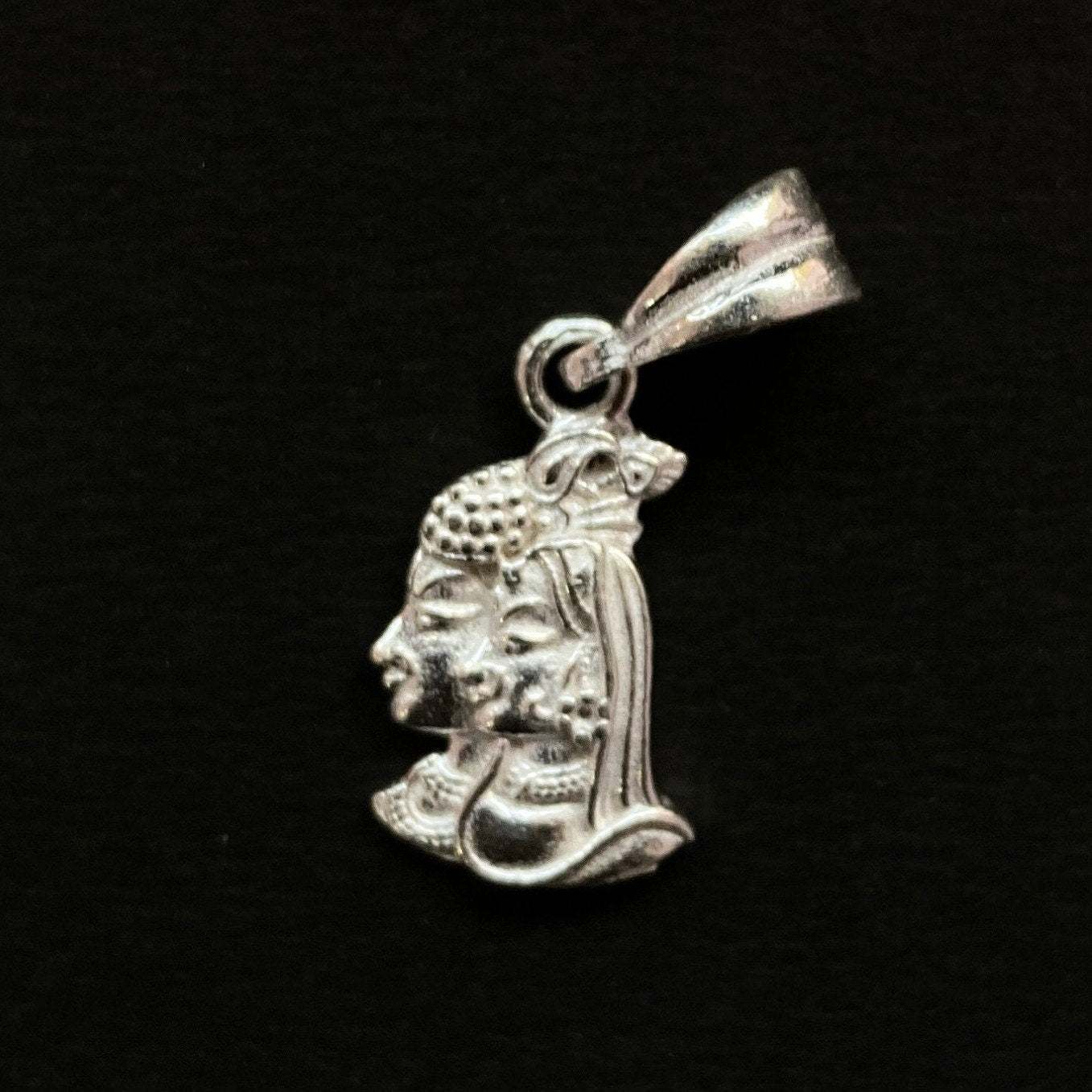 925 Sterling Silver Lord Shiv JI And Maa Parvati  Pendant