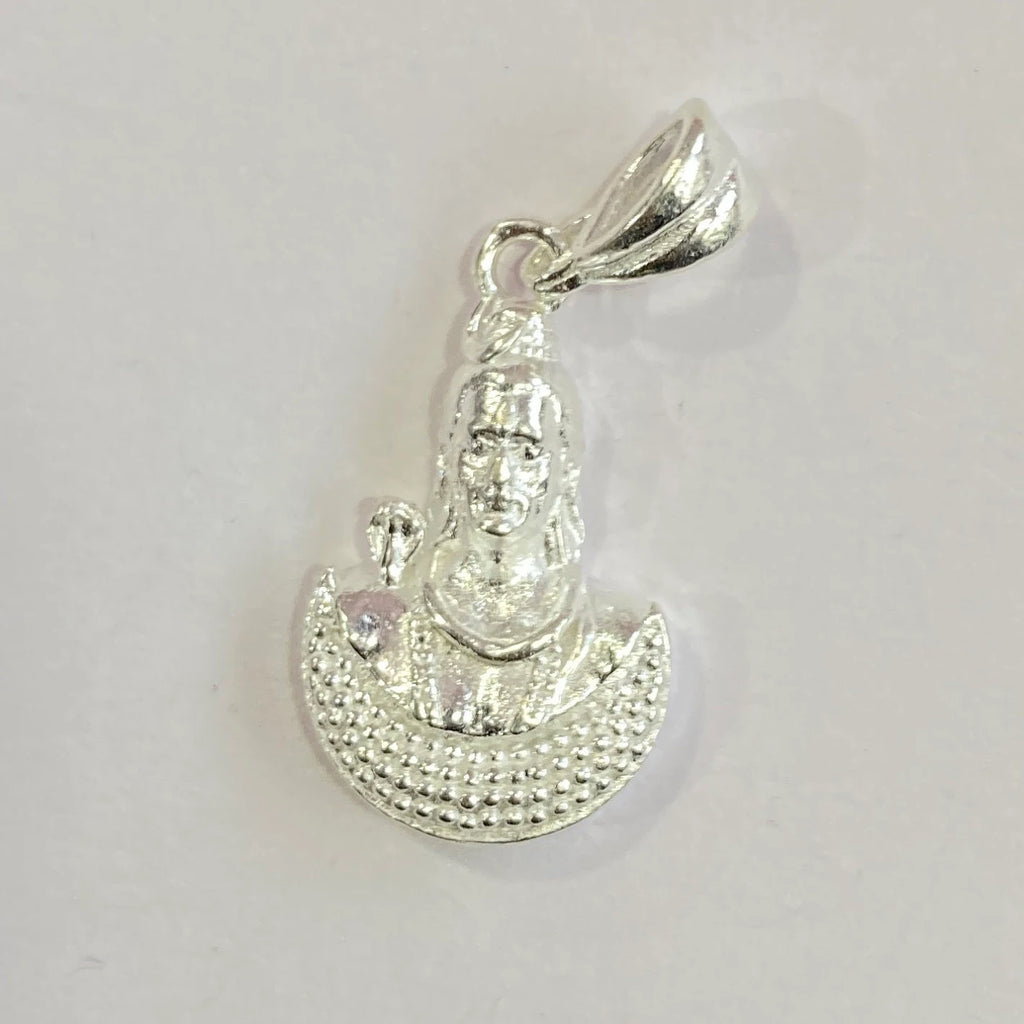 925 Sterling Silver Lord Shiv JI Pendant