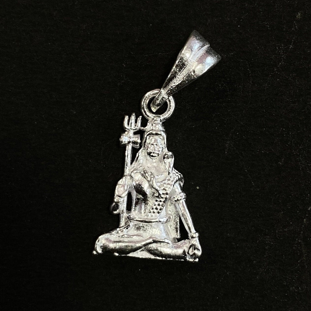 925 Sterling Silver Lord Shiv JI Pendant