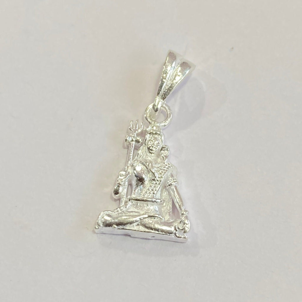 925 Sterling Silver Lord Shiv JI Pendant