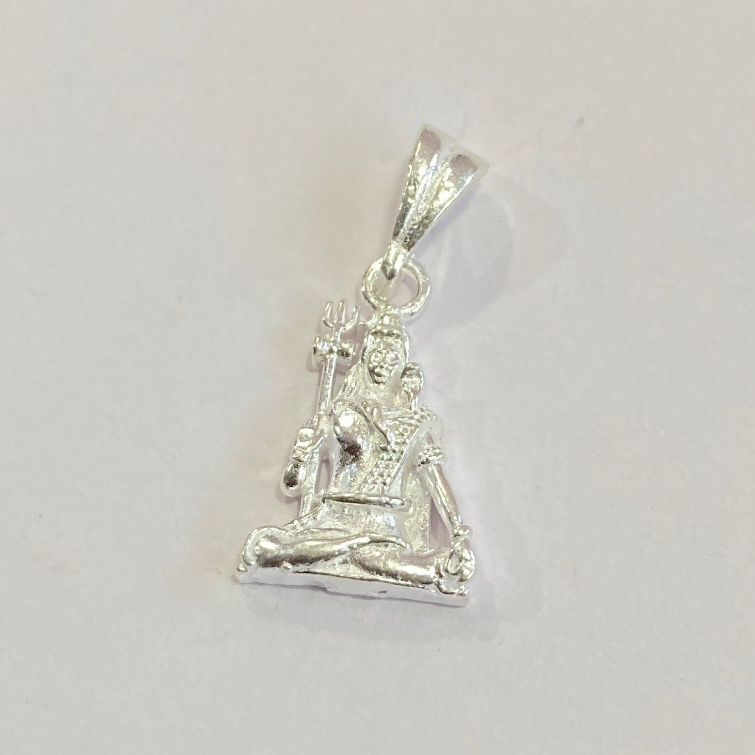 925 Sterling Silver Lord Shiv JI Pendant