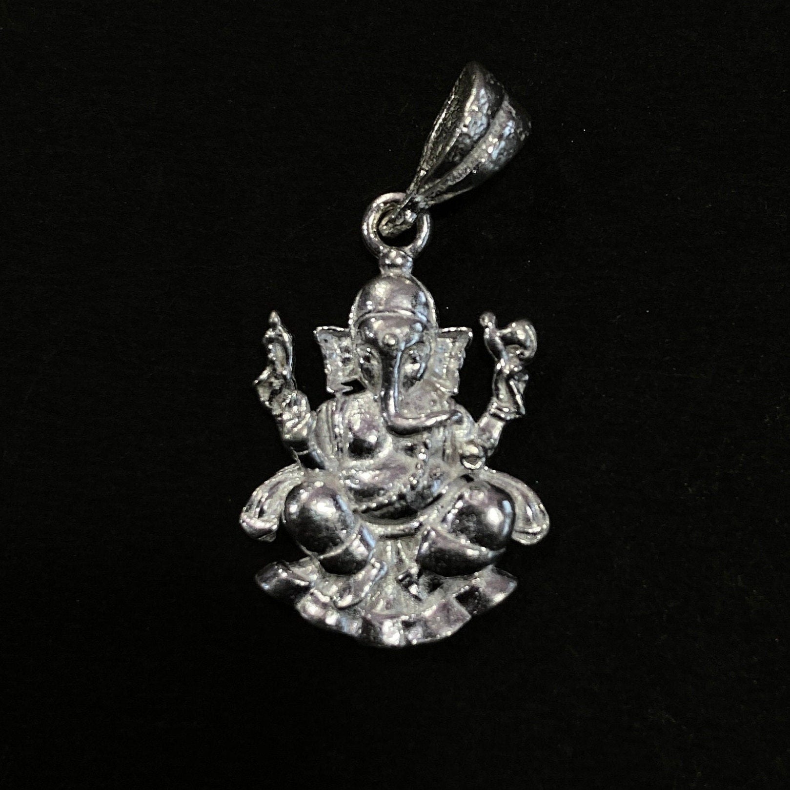 925 Sterling Silver Ganesh Pendant