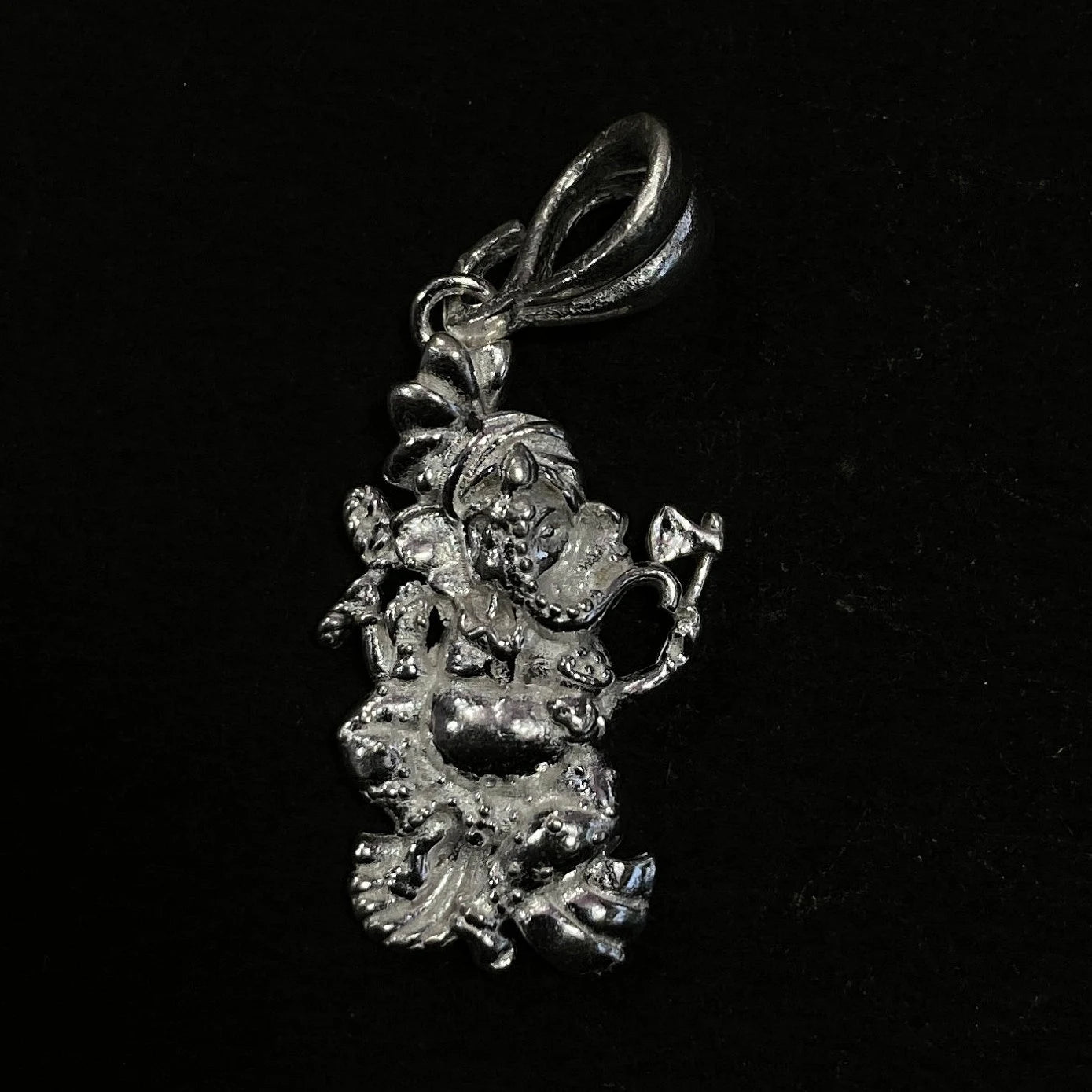 925 Sterling Silver Ganesh Pendant