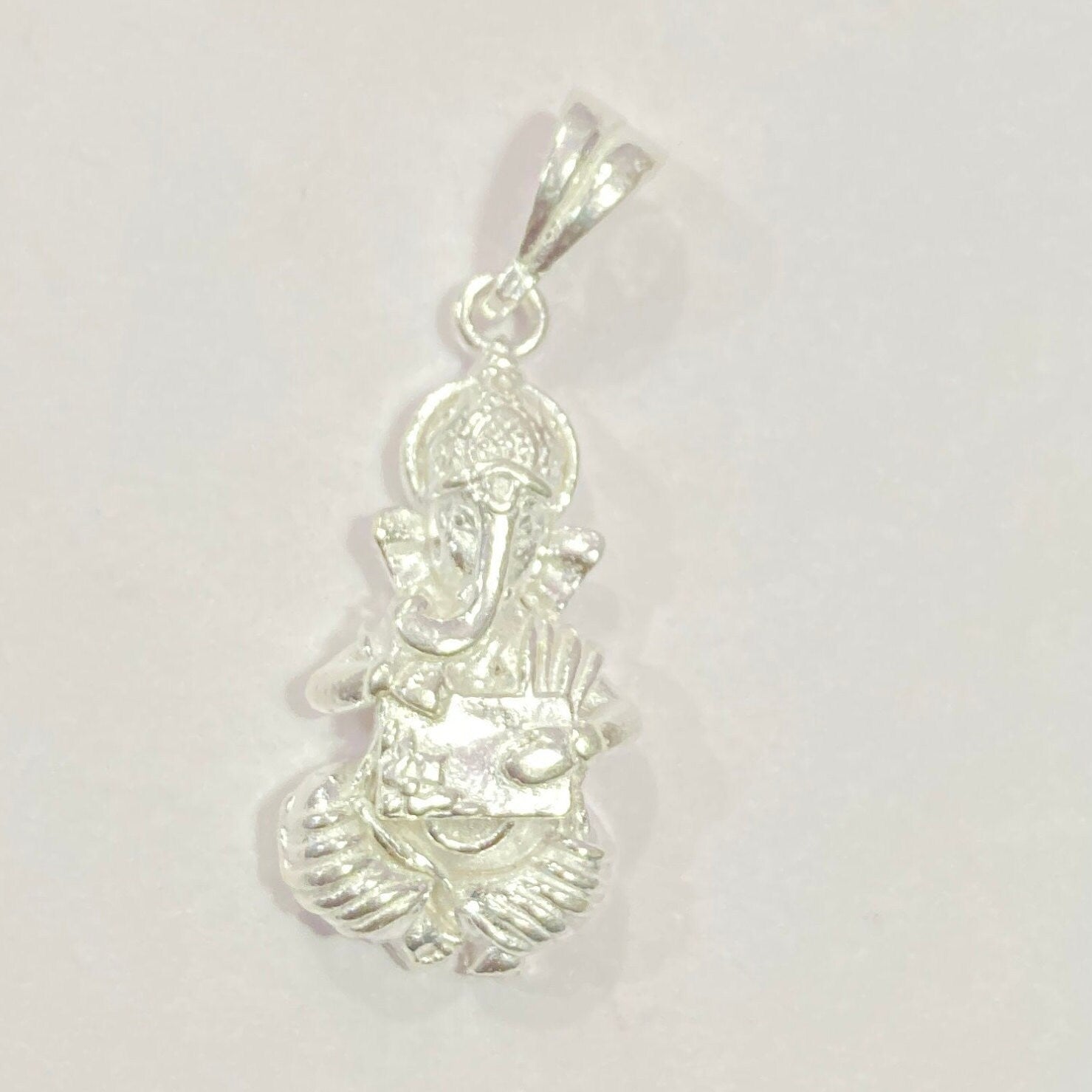 925 Sterling Silver Ganesh Pendant