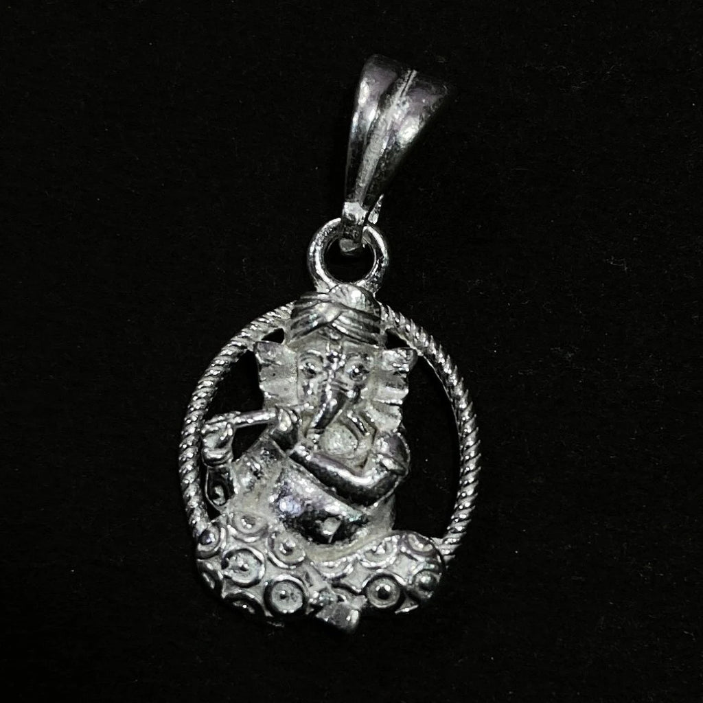 925 Sterling Silver Ganesh Pendant