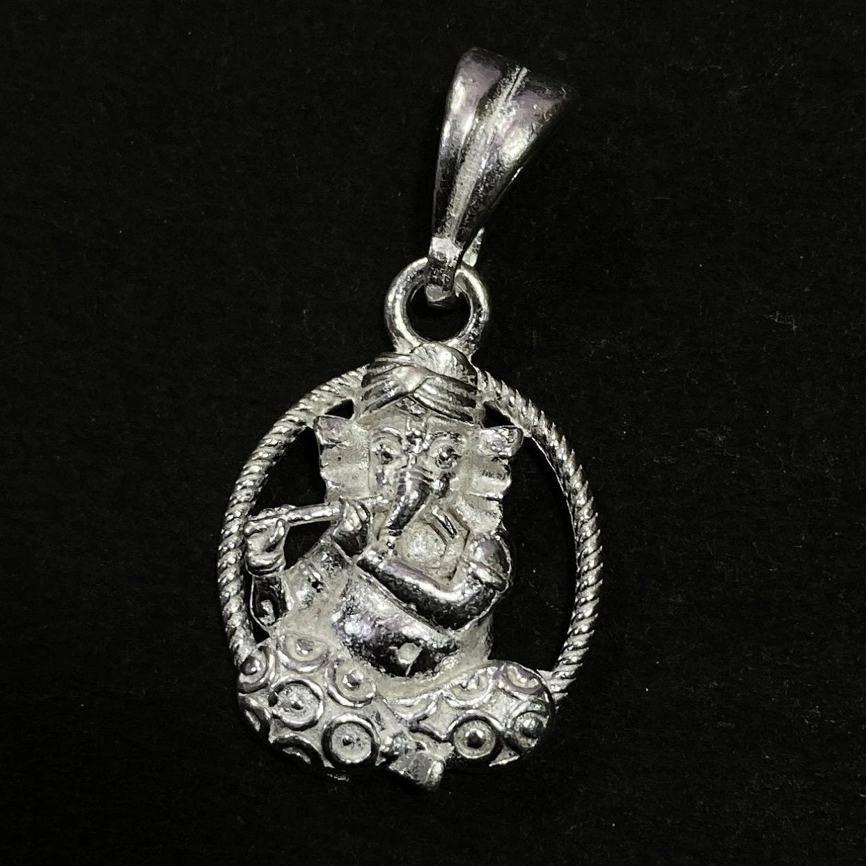 925 Sterling Silver Ganesh Pendant