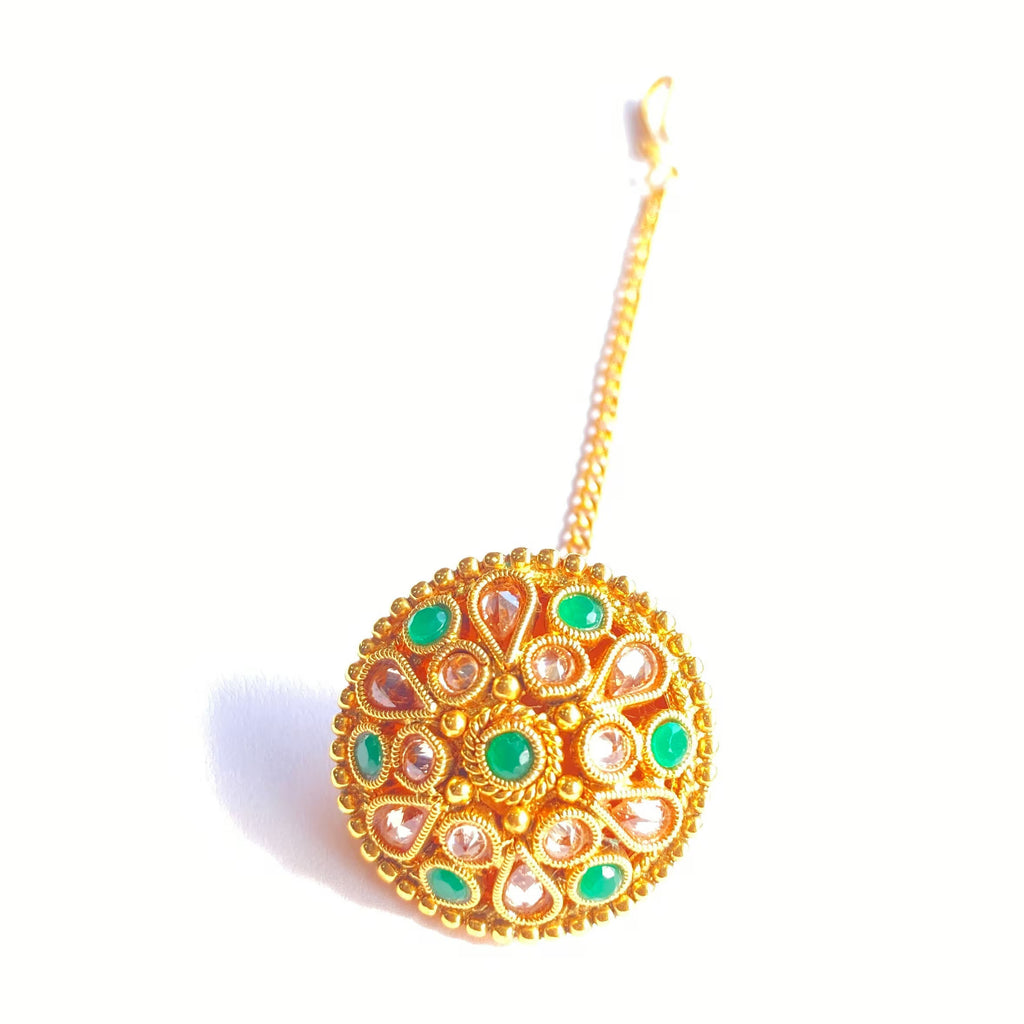 Antique Borla / Mang Tikka /Classic Design/Indian Traditional Rajasthani Borla/ Rajasthani Tikka/ Borla /Indian jewelry