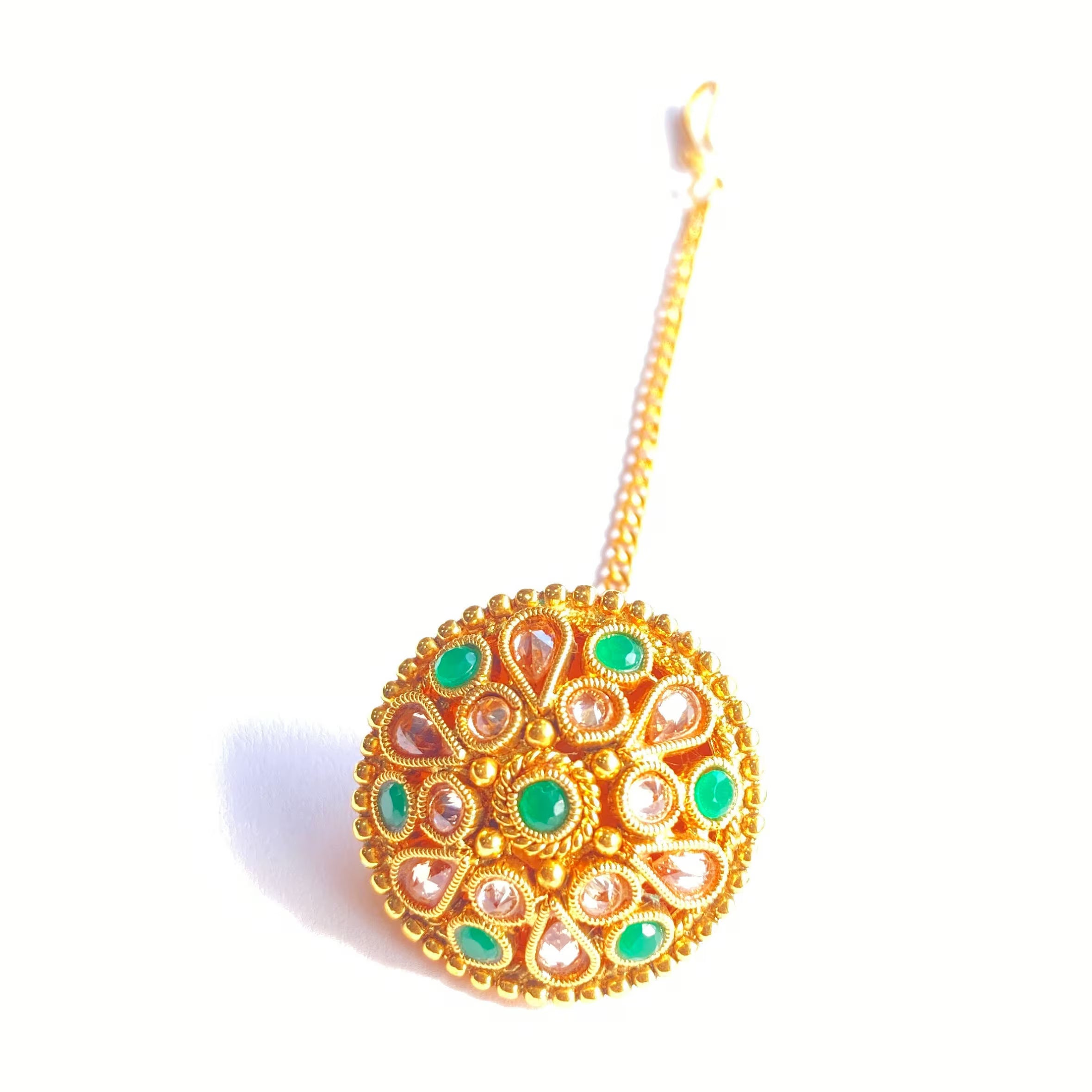 Antique Borla / Mang Tikka /Classic Design/Indian Traditional Rajasthani Borla/ Rajasthani Tikka/ Borla /Indian jewelry