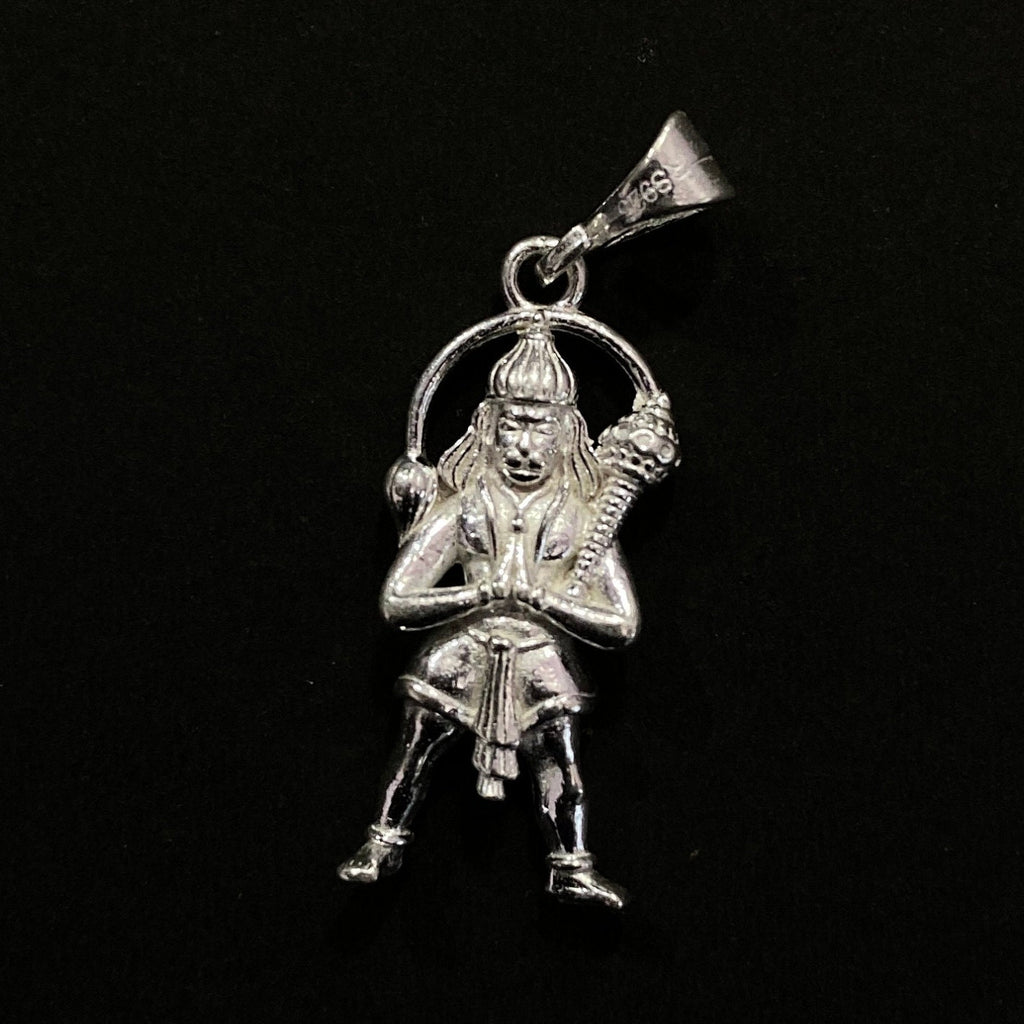 925 Sterling Silver Hanuman Ji Pendant