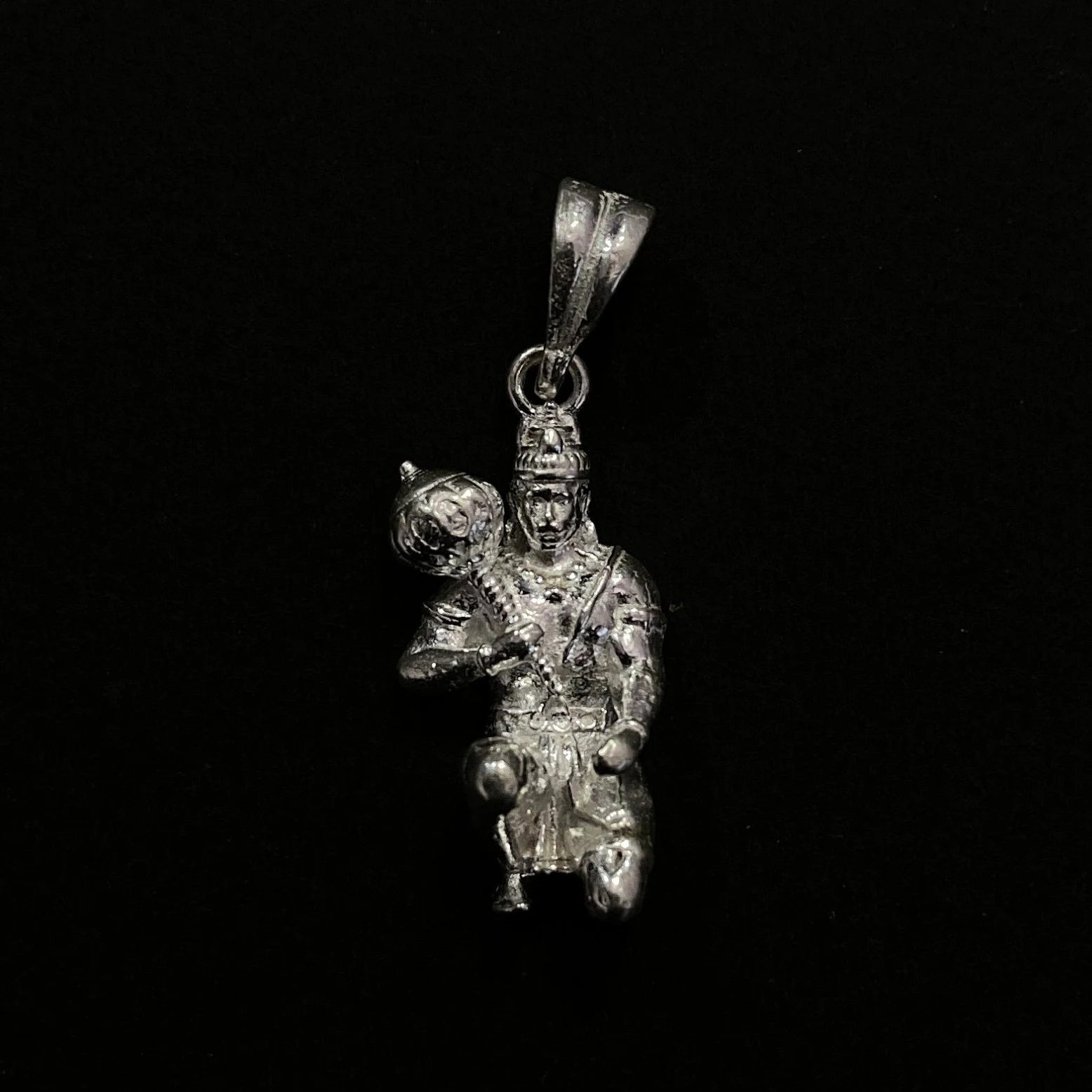 925 Sterling Silver Hanuman Ji Pendant
