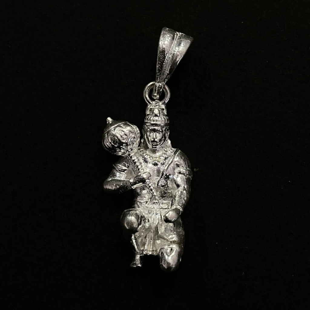 925 Sterling Silver Hanuman Ji Pendant