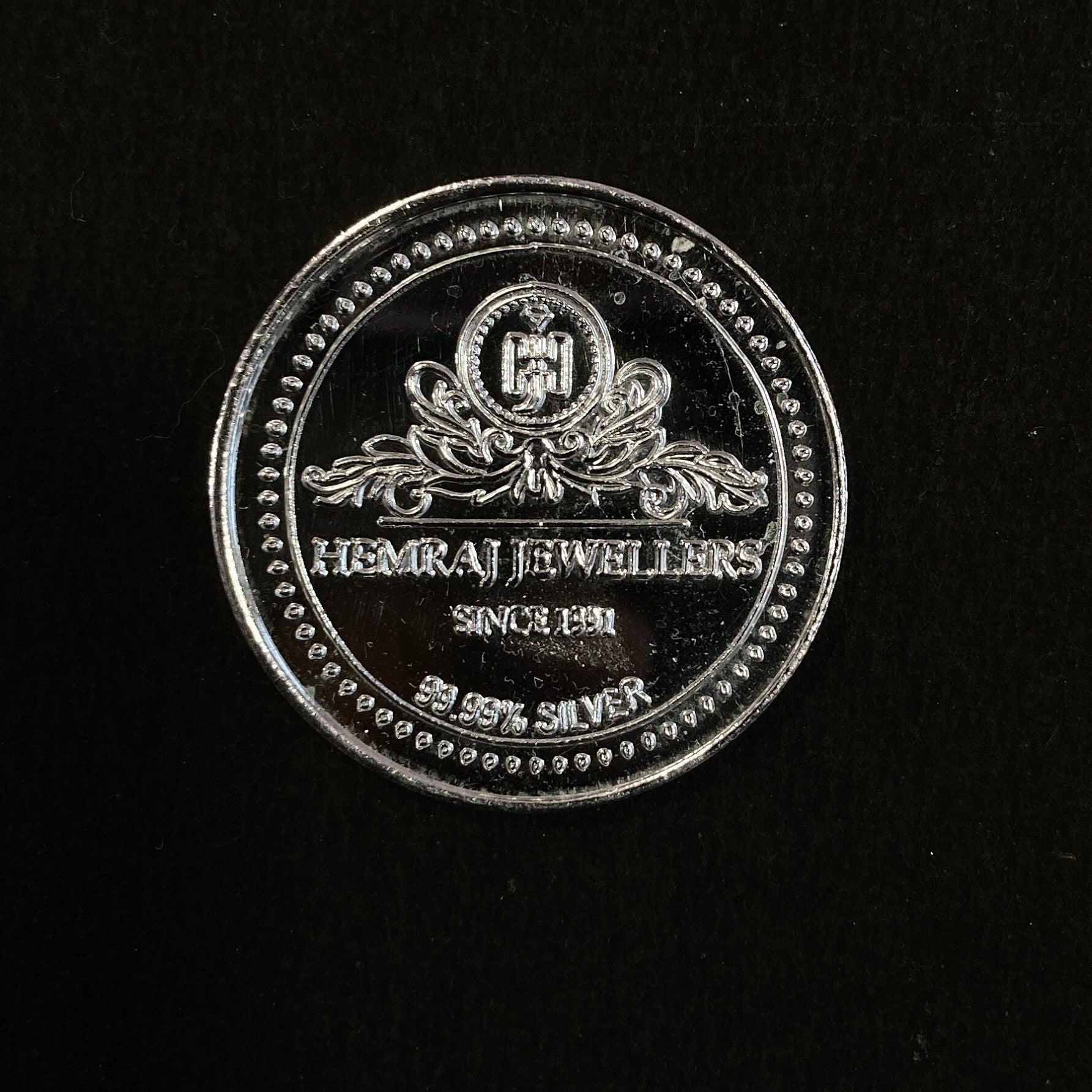 99.90% Pure Silver 10grams Laddu Gopal Silver Coin / Silver Coins / Gift