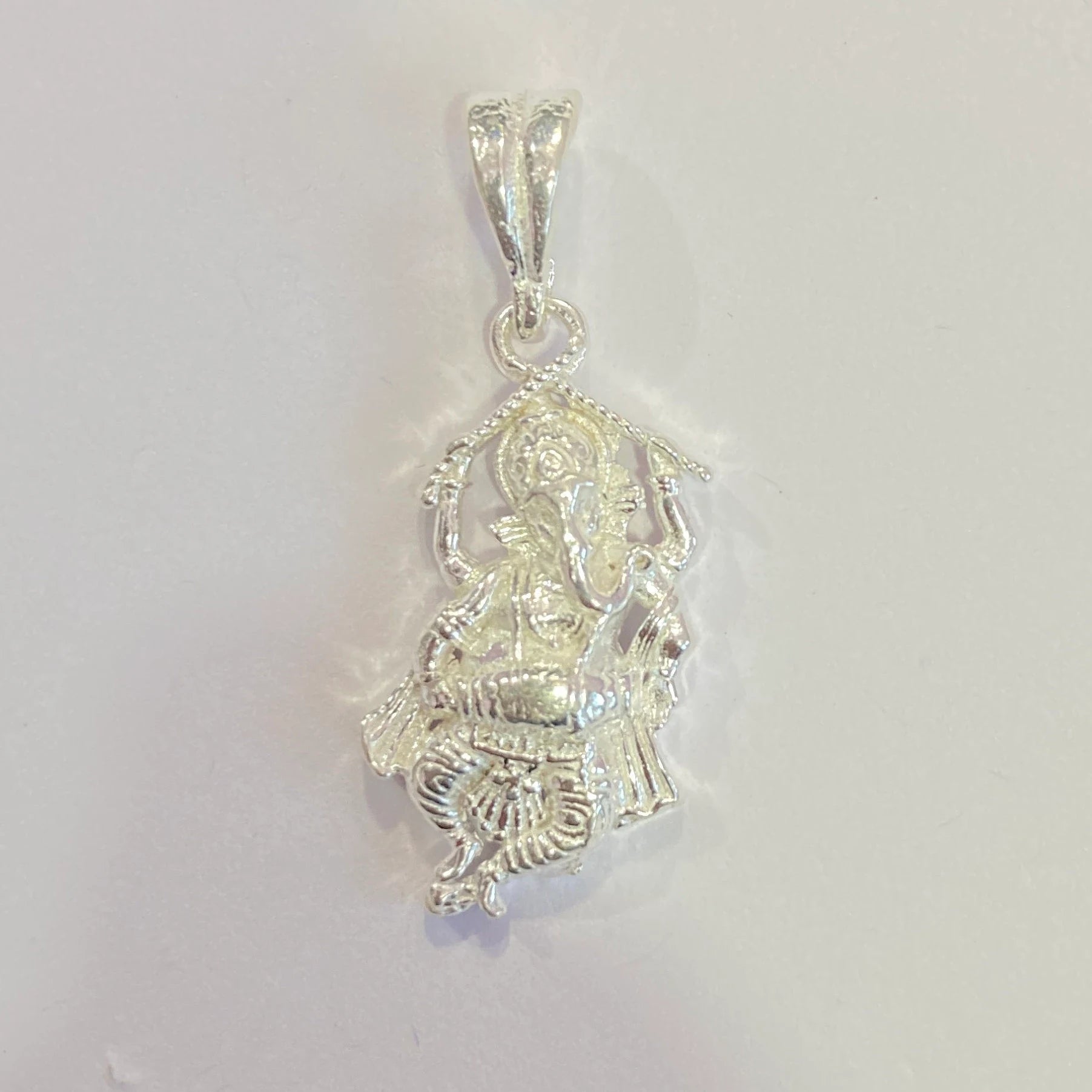 925 Sterling Silver Ganesh Pendant
