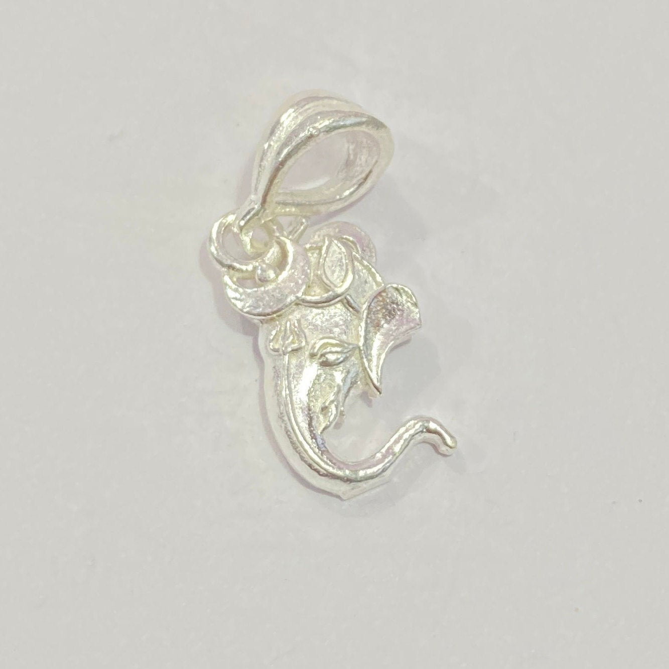925 Sterling Silver Ganesh Pendant / Elephant Pendant