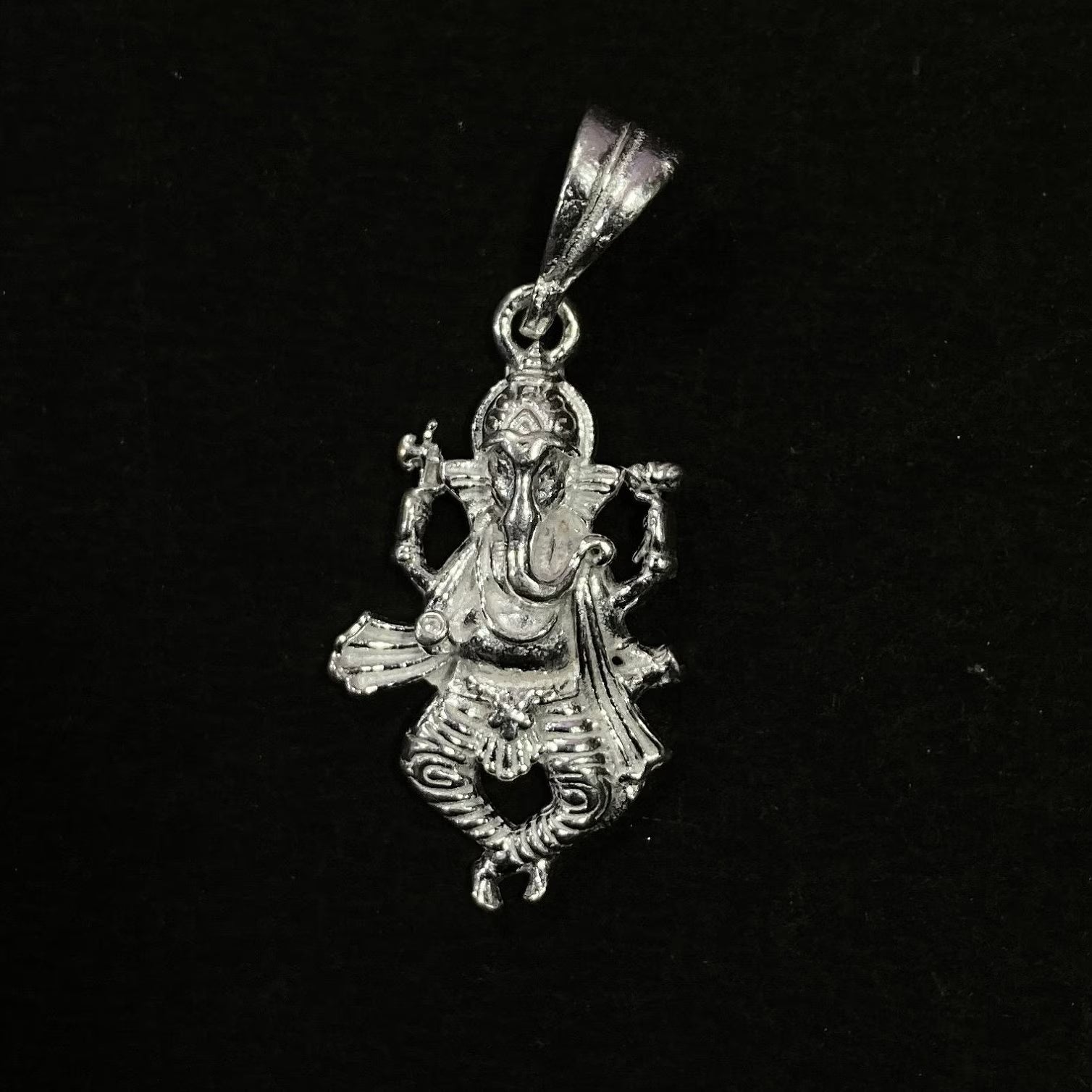 925 Sterling Silver Ganesh Pendant