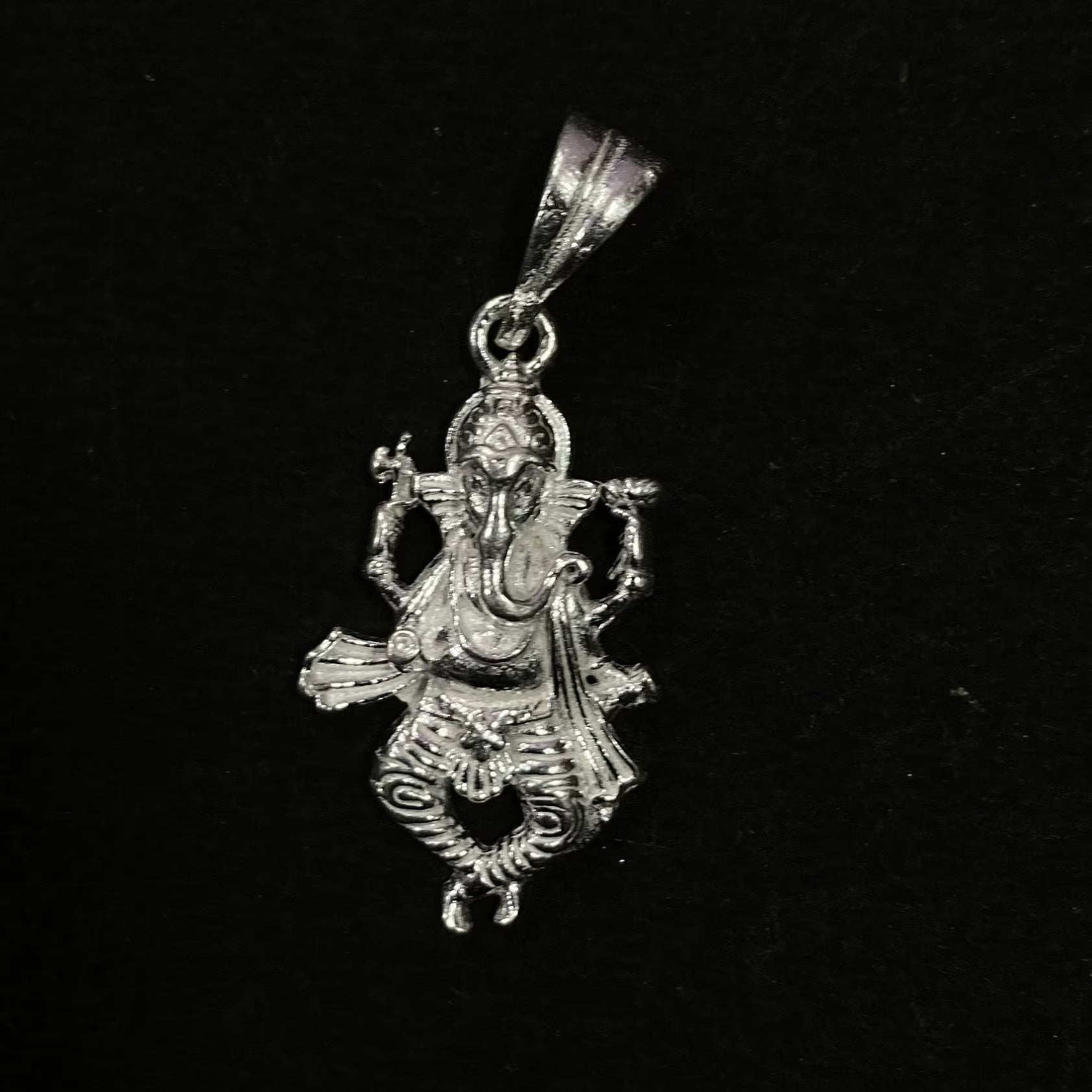 925 Sterling Silver Ganesh Pendant
