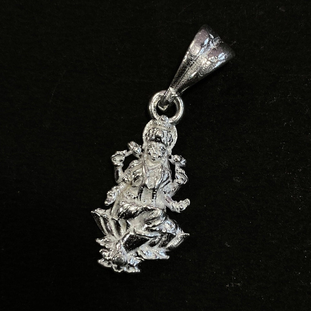 925 Sterling Silver Laxmi Maa Pendant