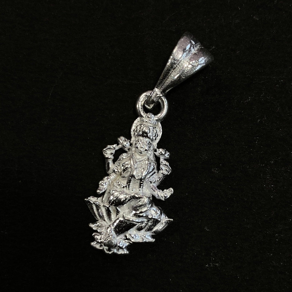 925 Sterling Silver Laxmi Maa Pendant