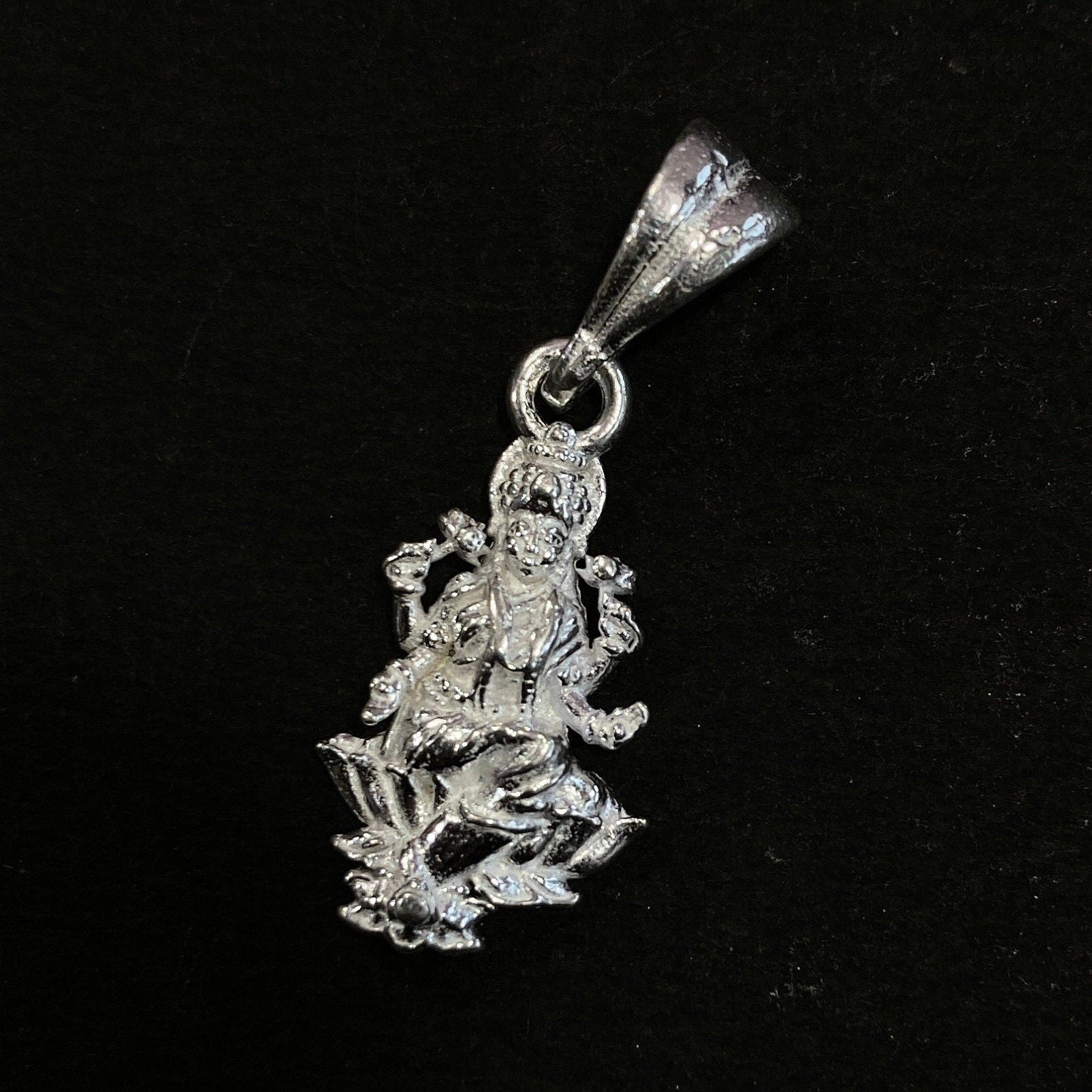925 Sterling Silver Laxmi Maa Pendant