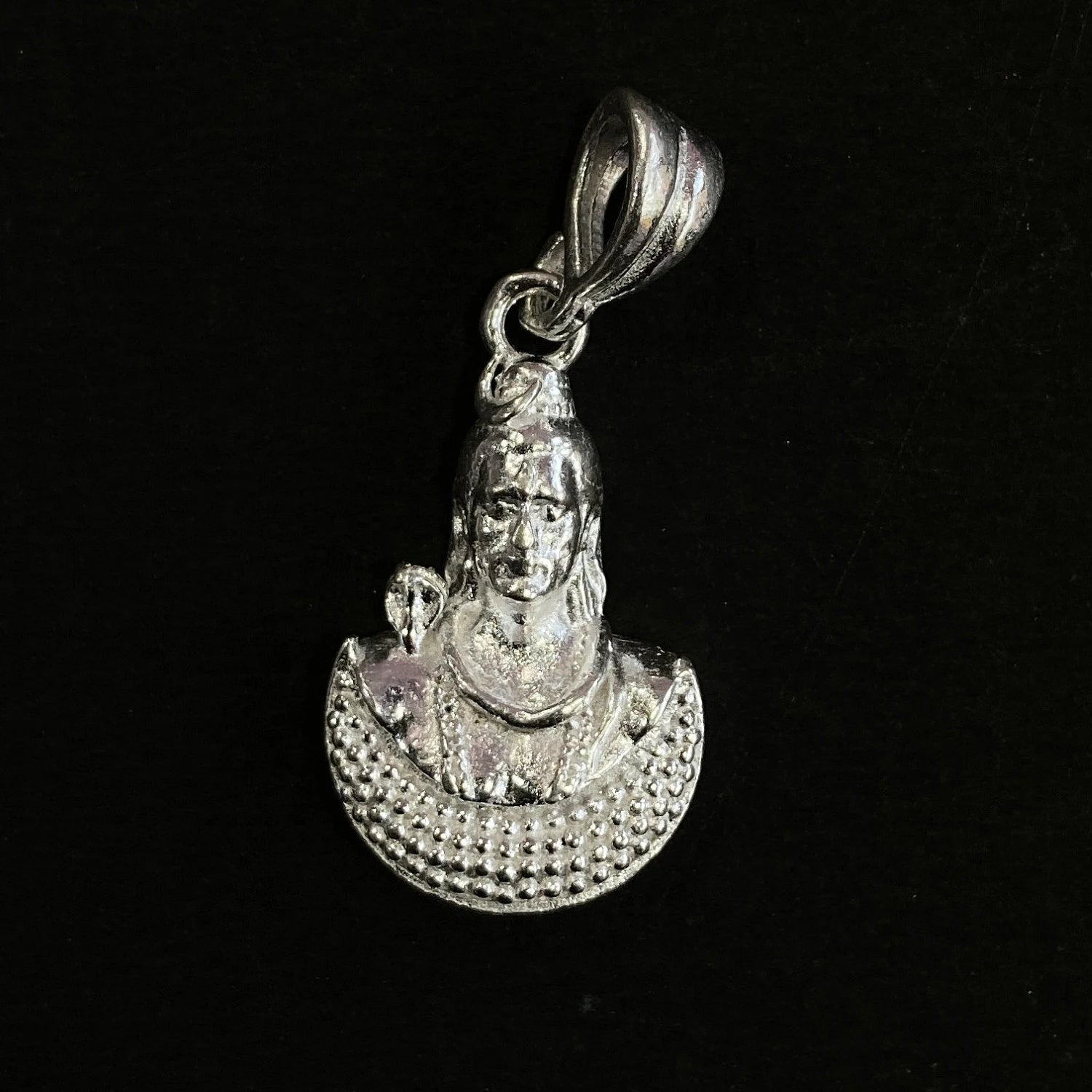 925 Sterling Silver Lord Shiv JI Pendant