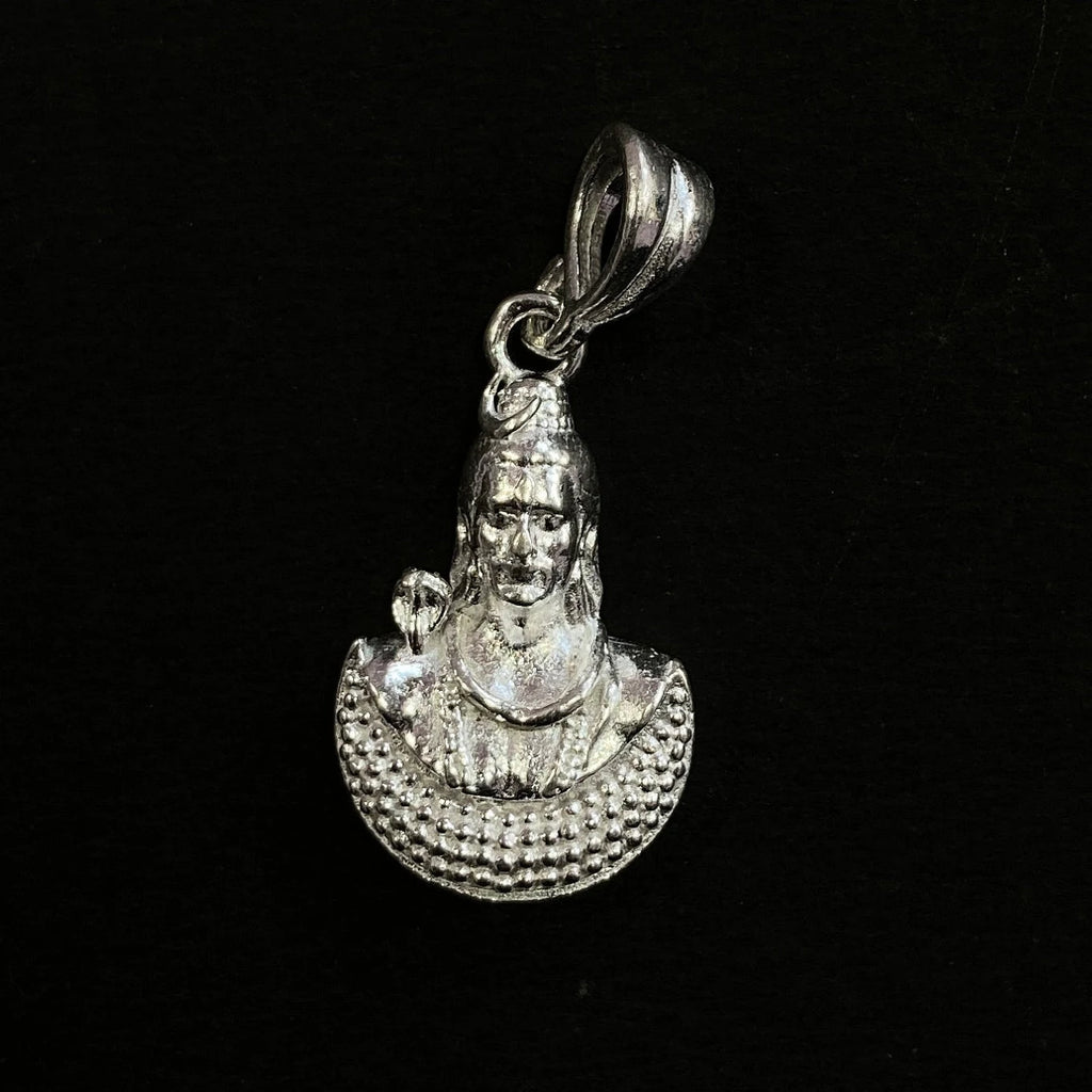 925 Sterling Silver Lord Shiv JI Pendant
