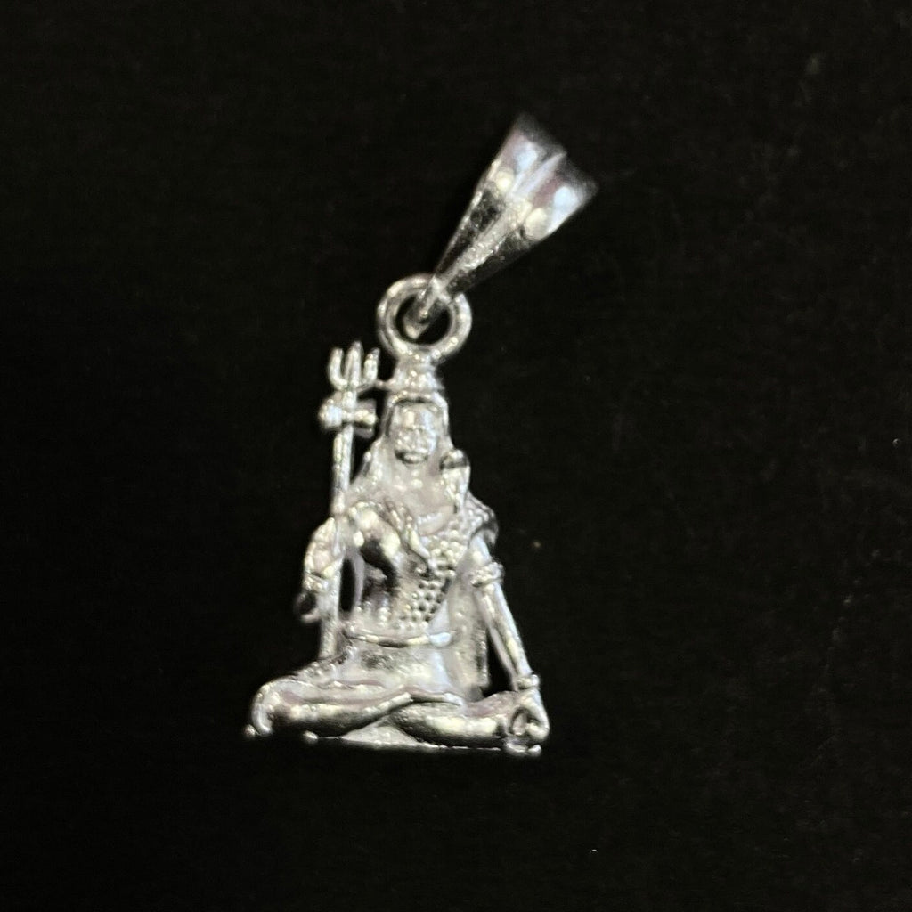 925 Sterling Silver Lord Shiv JI Pendant